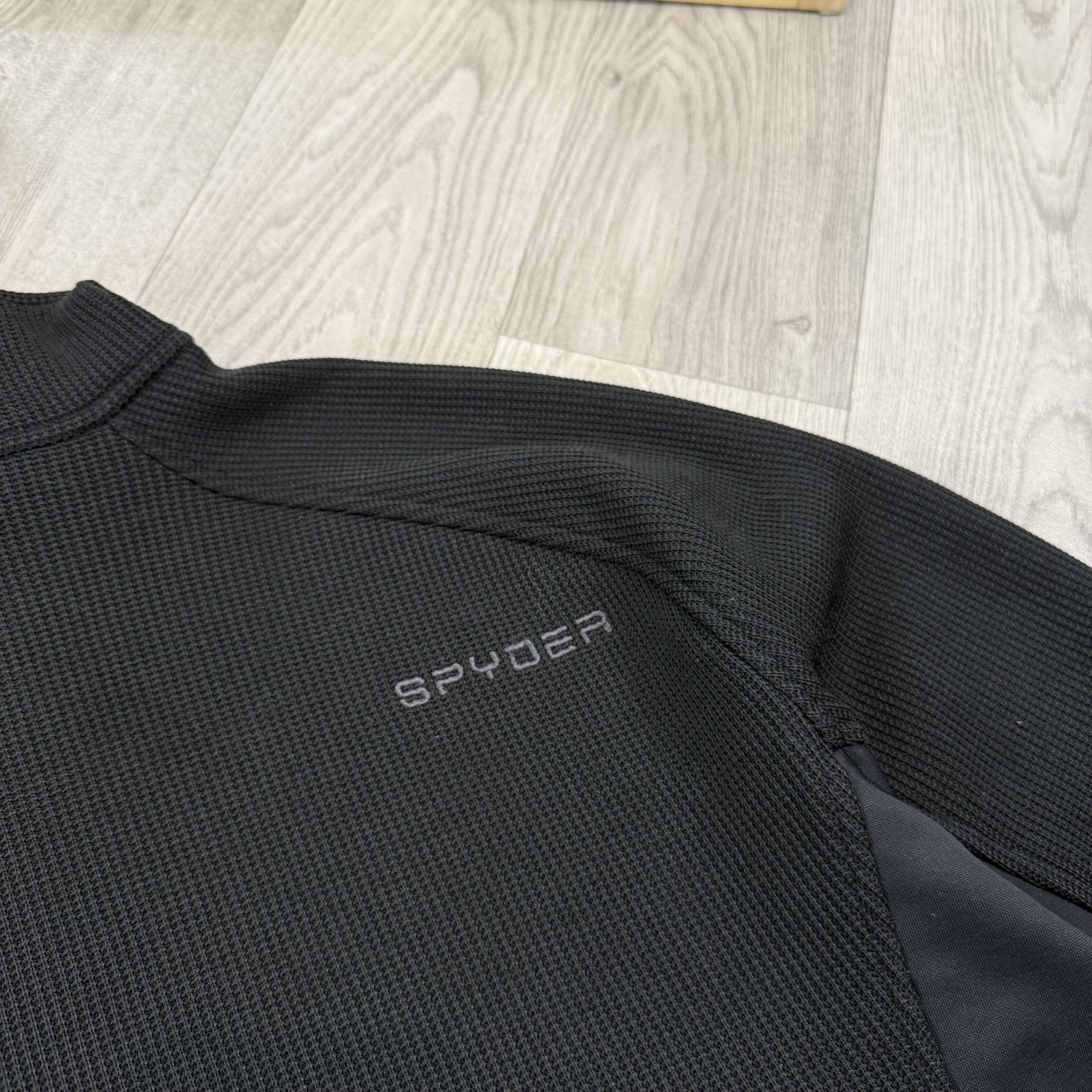Spyder Vintage Spyder Gorpcore Black Half Zip Sweatshirt Sweater Size US L / EU 52-54 / 3 - 3 Thumbnail