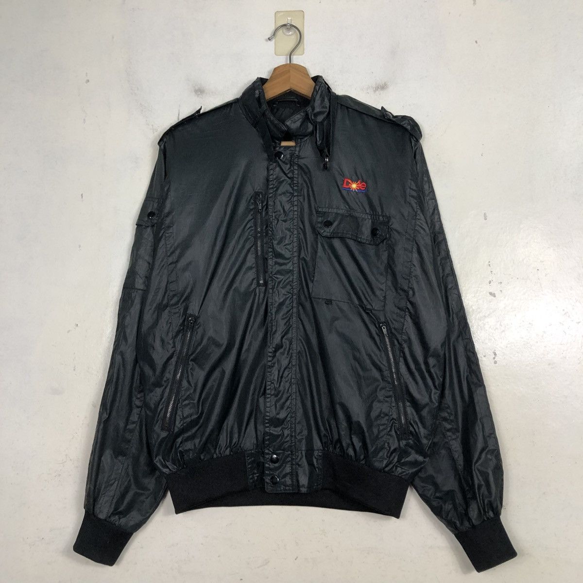 DUKE + DEXTER 💥VINTAGE SATIN BOMBER JACKET DOLE SMALL PONY Size US S / EU 44-46 / 1 - 3 Thumbnail