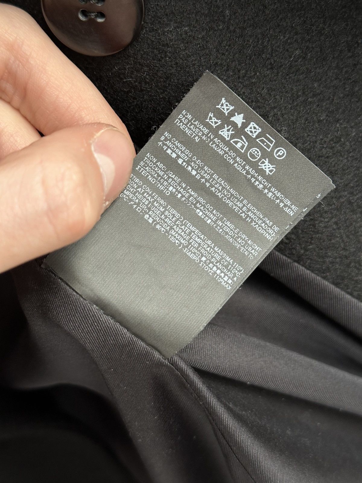 Saint Laurent Paris Saint Laurent Double Breasted Wool Coat Size XS / US 0-2 / IT 36-38 - 13 Thumbnail