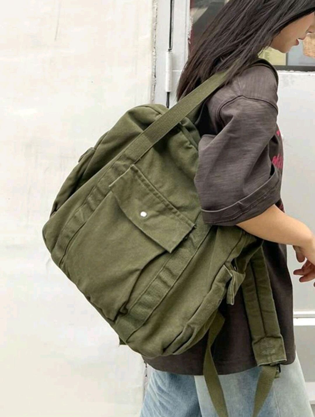 Japanese Brand × Vintage Multifunctional Bag y2k Shoulder Hand Backpack Size ONE SIZE - 2 Thumbnail