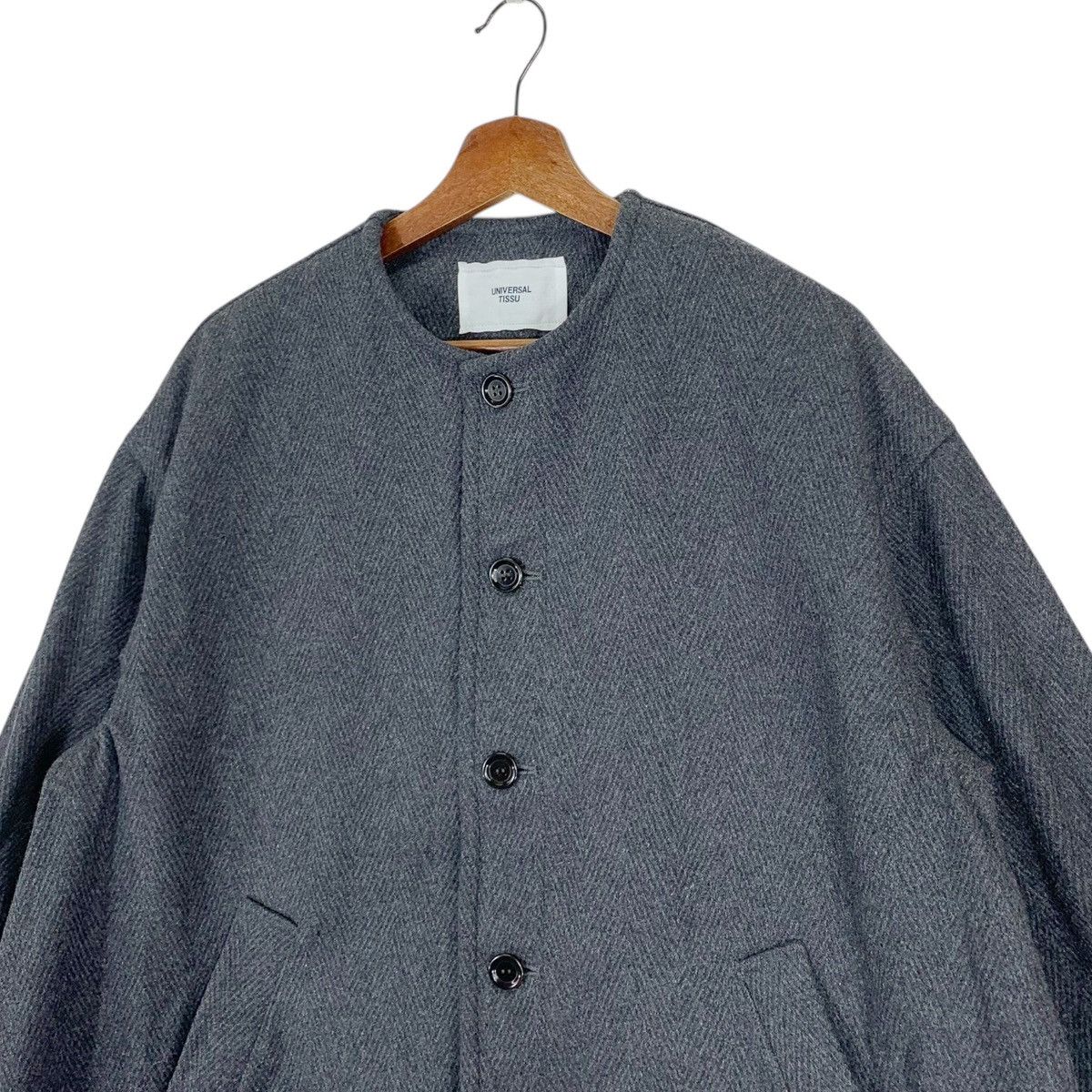 Japanese Brand Vintage Universal Tissu Women Button Jacket Size L / US 10 / IT 46 - 2 Thumbnail