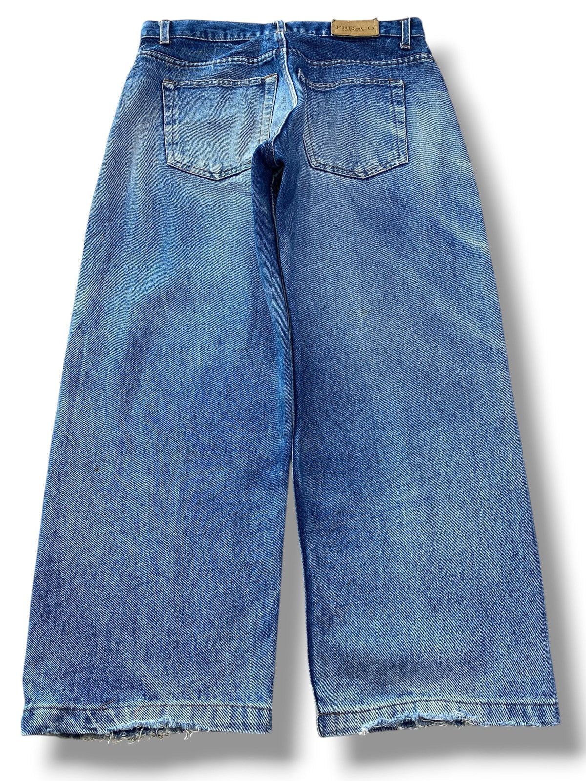Japanese Brand Japanese Brand Faded Wash Whiskered Style Straight Leg Jeans Size US 31 - 3 Thumbnail