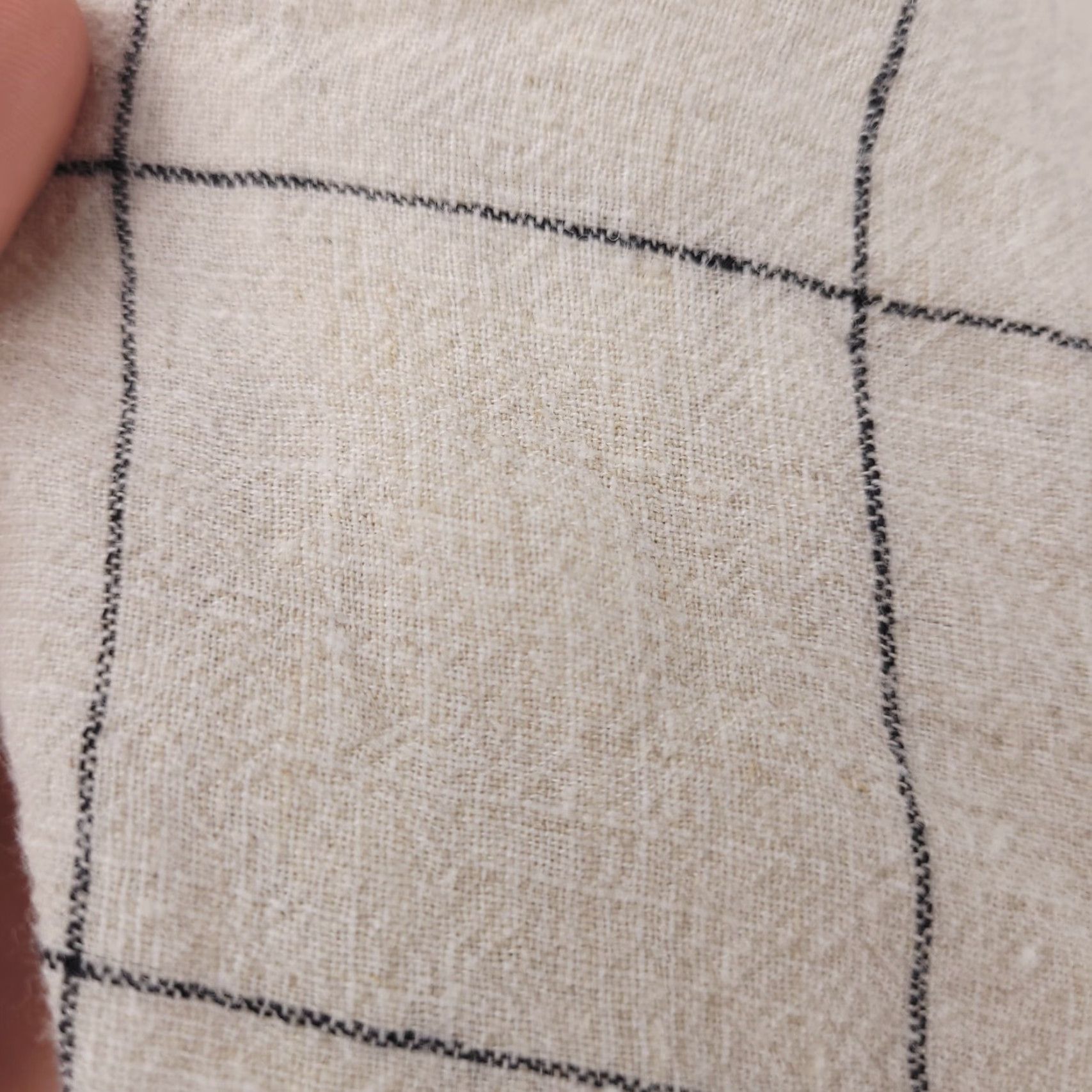 Nautica Nautica Shirt Mens 2XL Beige Linen Check Short Sleeve Button-Up Vintage No Size US XXL / EU 58 / 5 - 5 Thumbnail