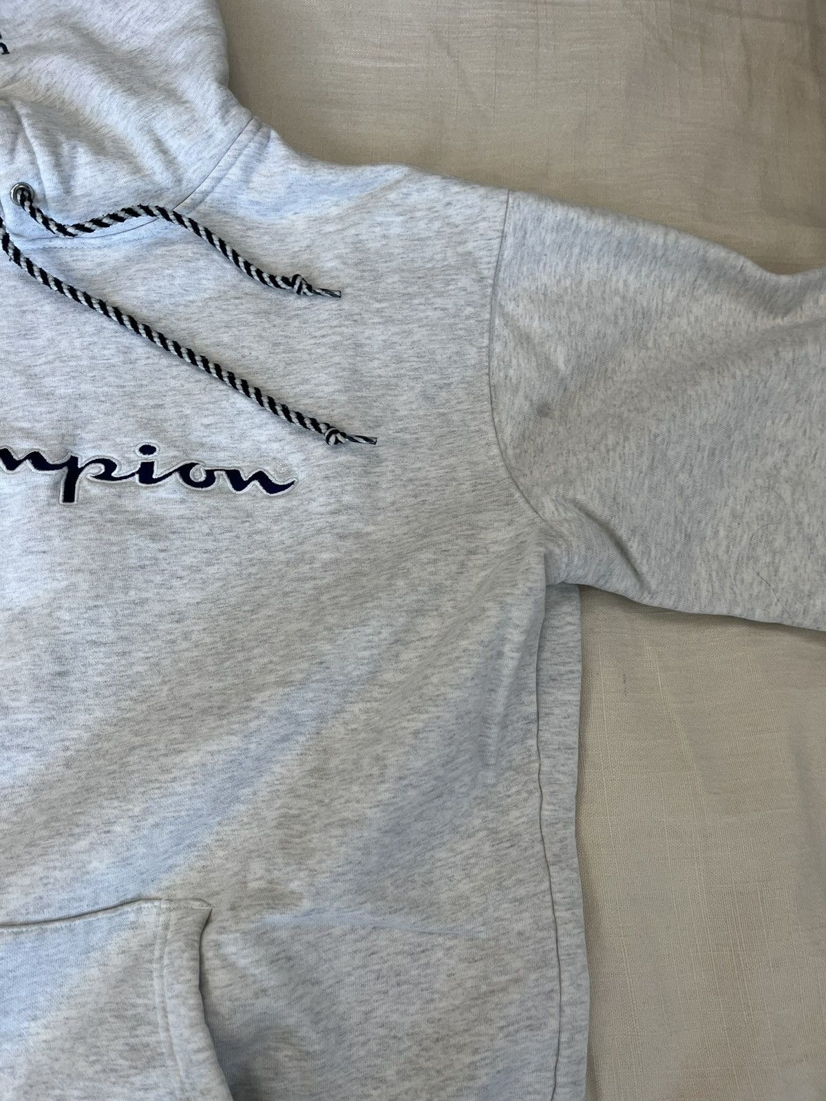Champion × Supreme Grey supreme champion hoodie XL Size US XL / EU 56 / 4 - 3 Thumbnail