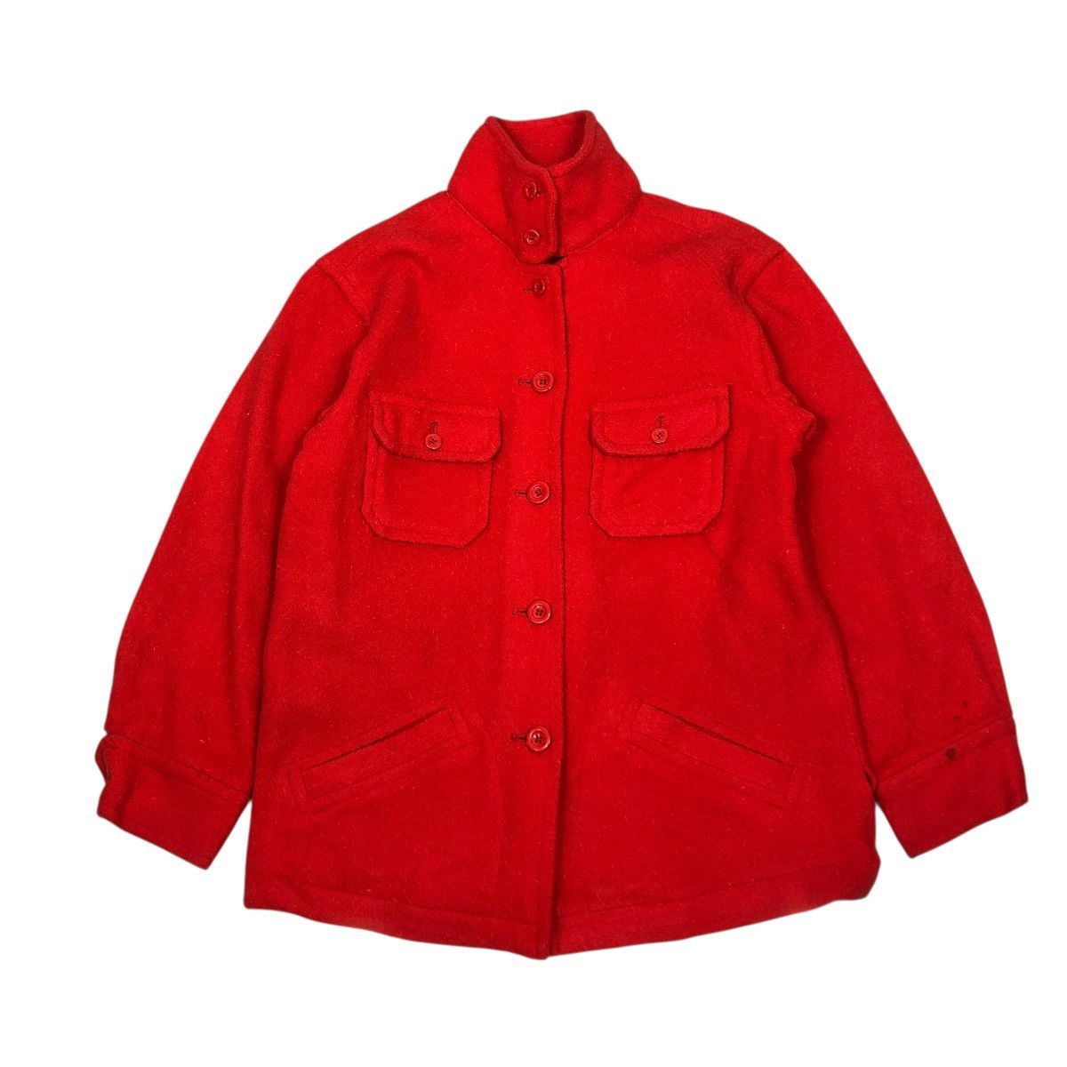 Japanese Brand 🔥VINTAGE WOOL BUTTON JACKET CANDY BOX ISSEY MIYAKE Size US M / EU 48-50 / 2 - 1 Thumbnail