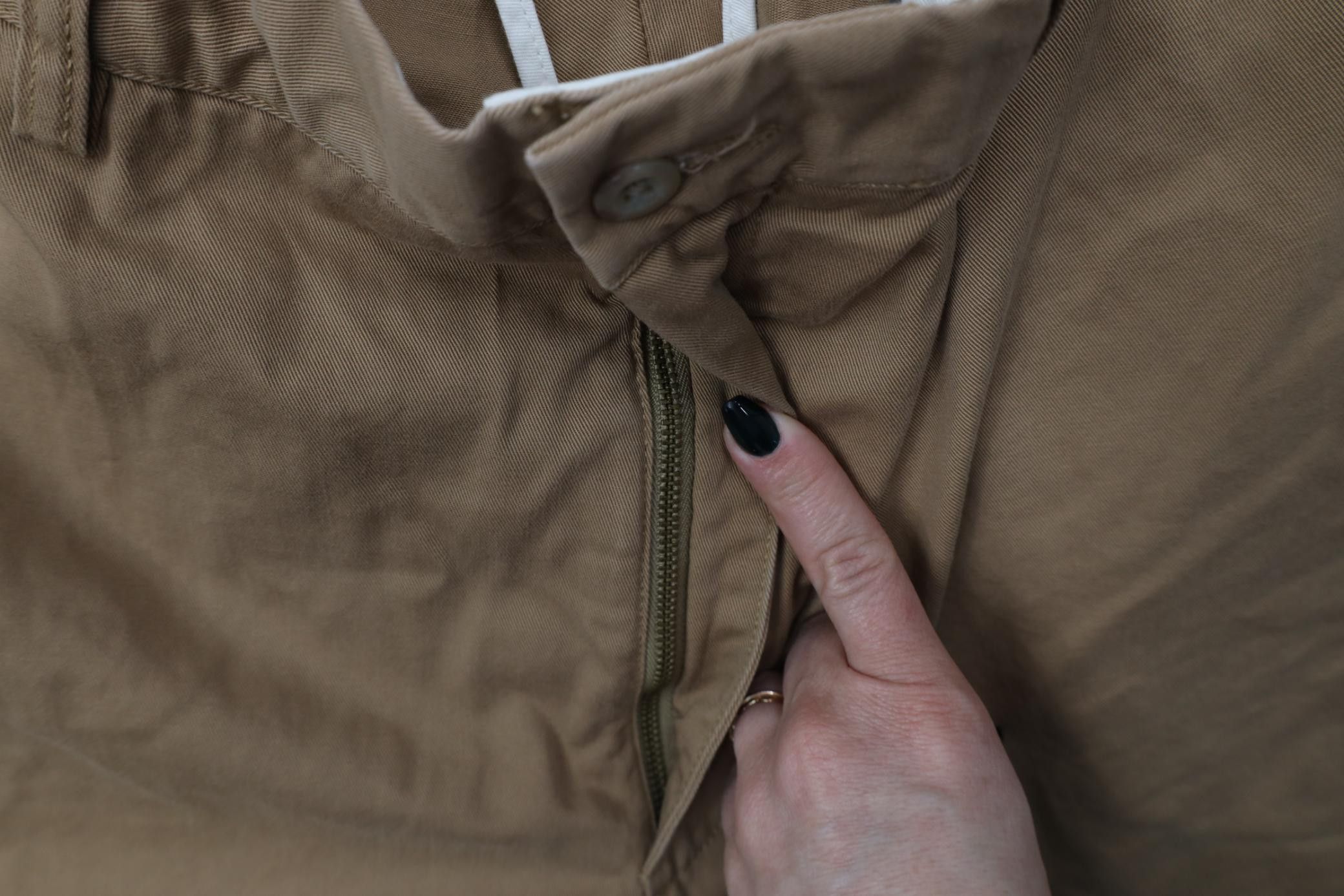 Polo Ralph Lauren Vintage 90s Ralph Lauren Wide Leg Chino Pants Brown Cotton Size US 40 / EU 56 - 6 Thumbnail