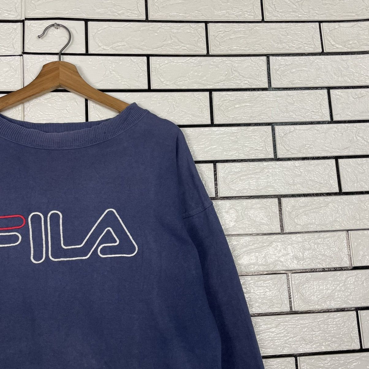 Fila Vintage Fila Big Logo Sweatshirt Size US S / EU 44-46 / 1 - 5 Thumbnail