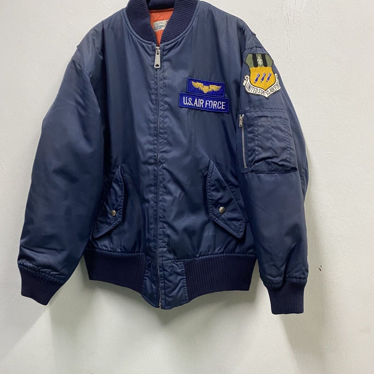 Vintage Vintage JACK SERIKA USAF MA-1 Flight Bomber Jacket Size US M / EU 48-50 / 2 - 5 Thumbnail