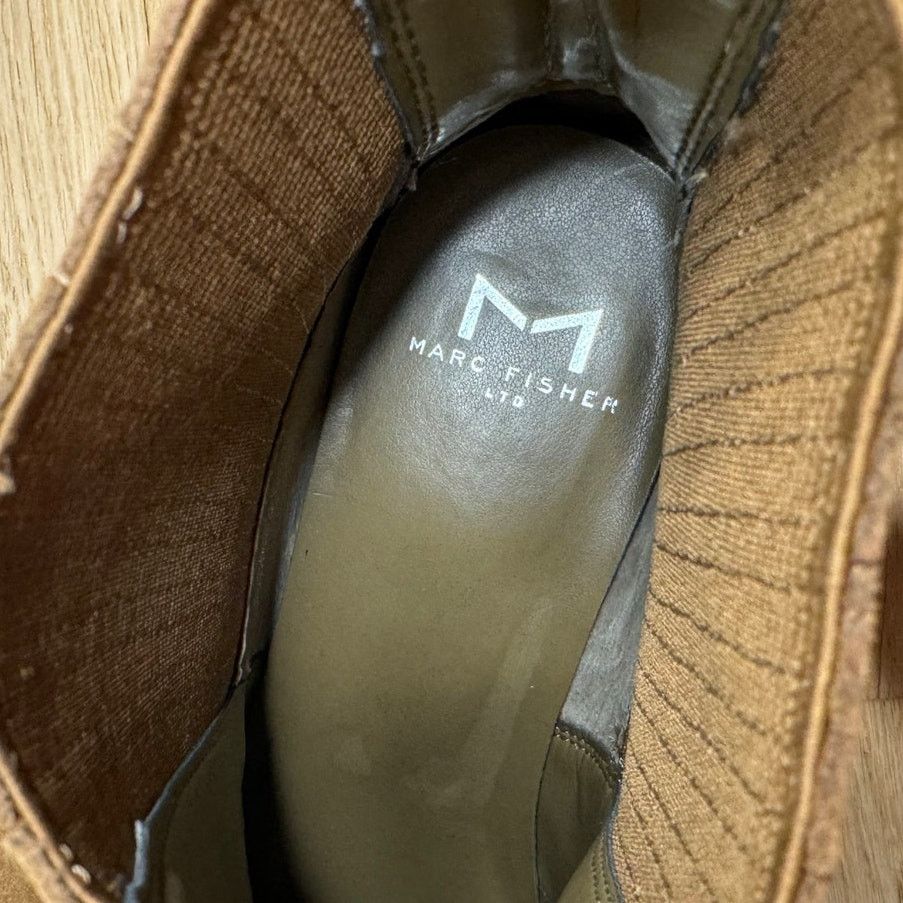 Marc Fisher NEW Marc Fisher Pointed Toe Western Bootie Brown Suede Size US 6.5 / IT 36.5 - 6 Thumbnail