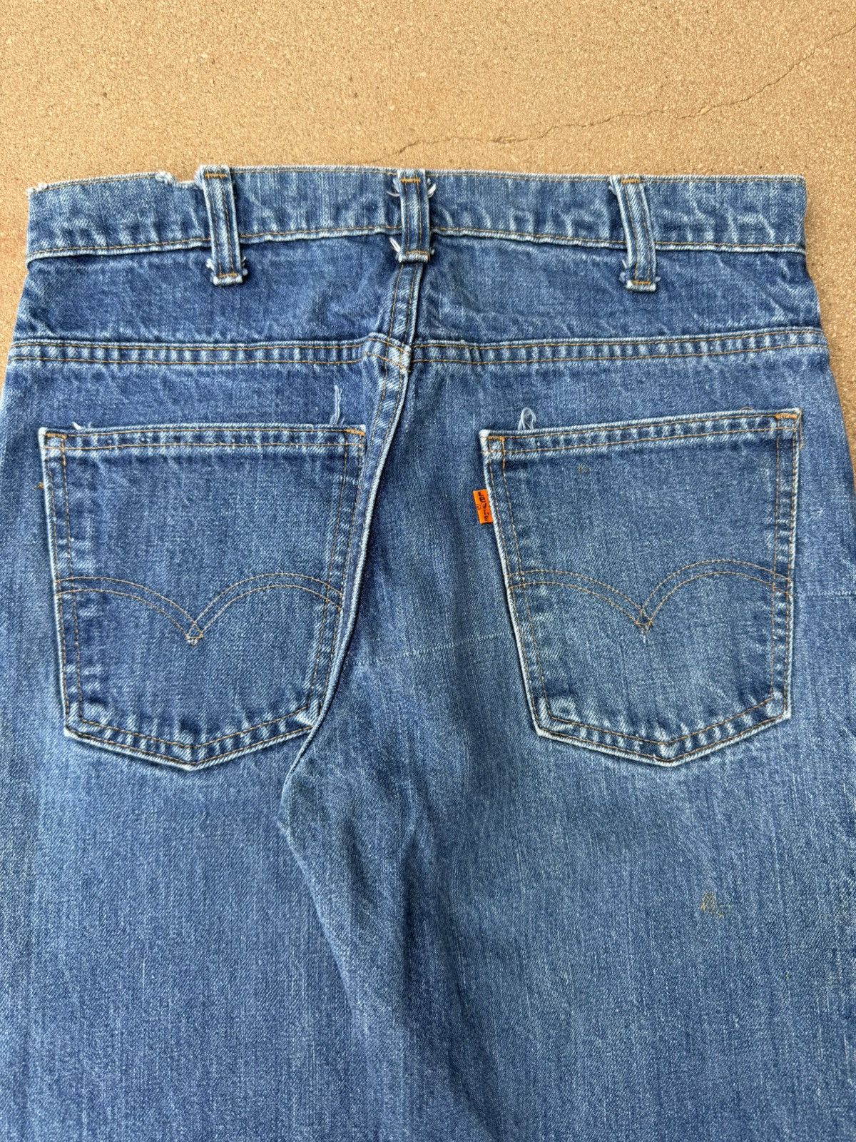 Levi's Vtg 70’s Levi’s 646 Orange Tab Bellbottom Flare Jeans 30x31 Size US 30 / EU 46 - 7 Thumbnail