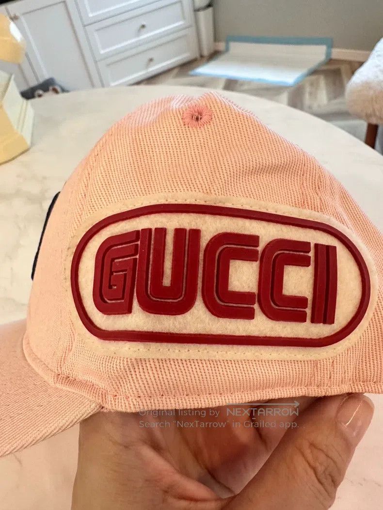 Gucci Gucci Logo letter rabbit pattern decoration pink cotton ba Size ONE SIZE - 3 Thumbnail