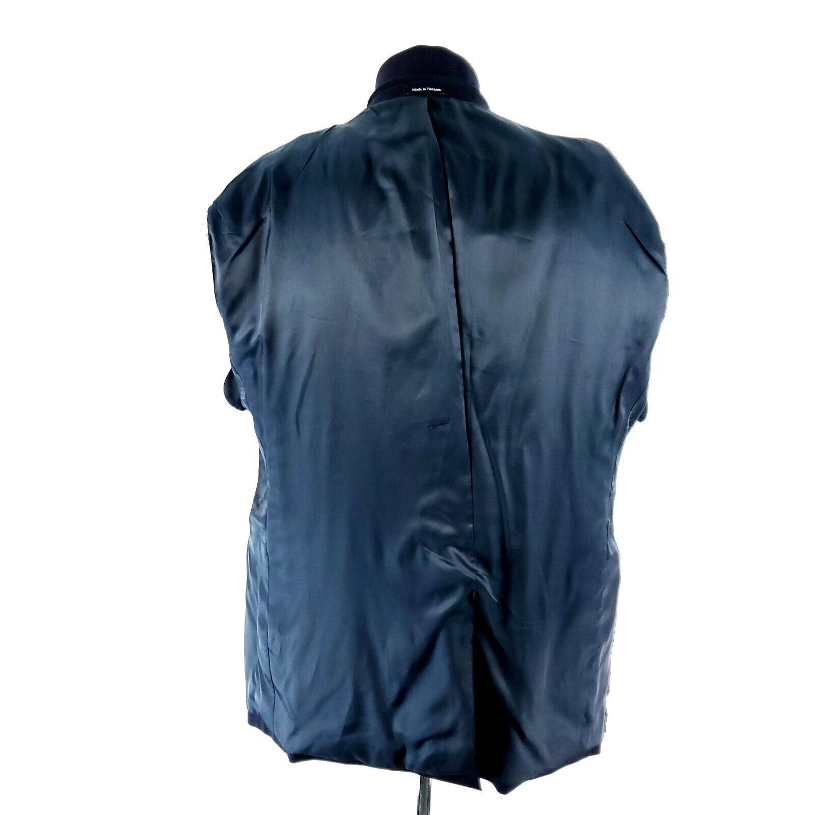 Joseph & Feiss Joseph Feiss Wool 2 Button Blazer 42R Blue Classic Fit Tagge Size 42R - 10 Thumbnail