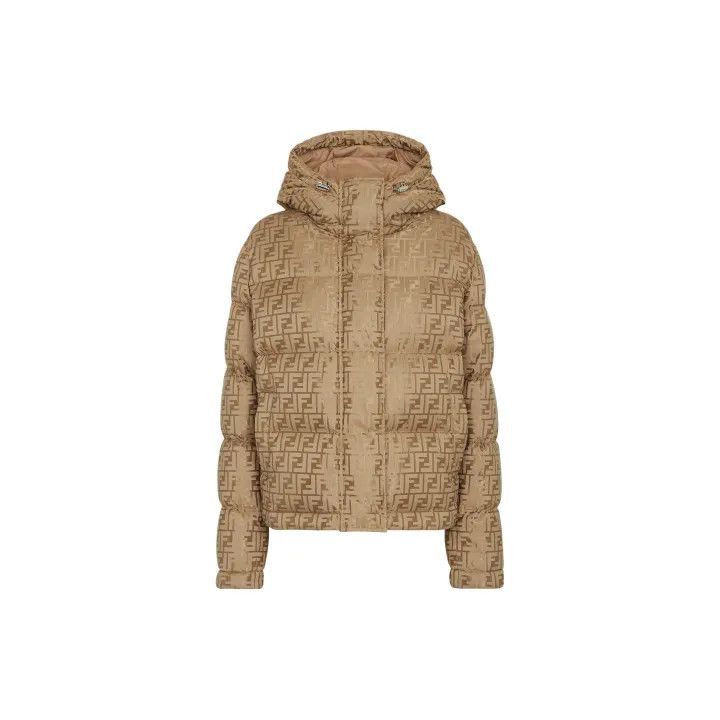 Fendi Fendi Logo Printed Hooded Long Sleeve Jacket -2508 Size S / US 4 / IT 40 - 2 Thumbnail