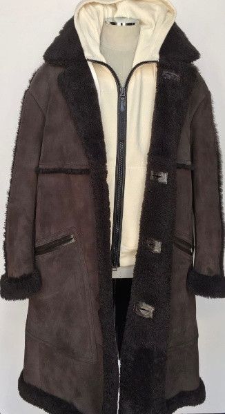 Tom Ford o1sm1stk1224 Long Shearling Coat in Brown Size US M / EU 48-50 / 2 - 1 Thumbnail