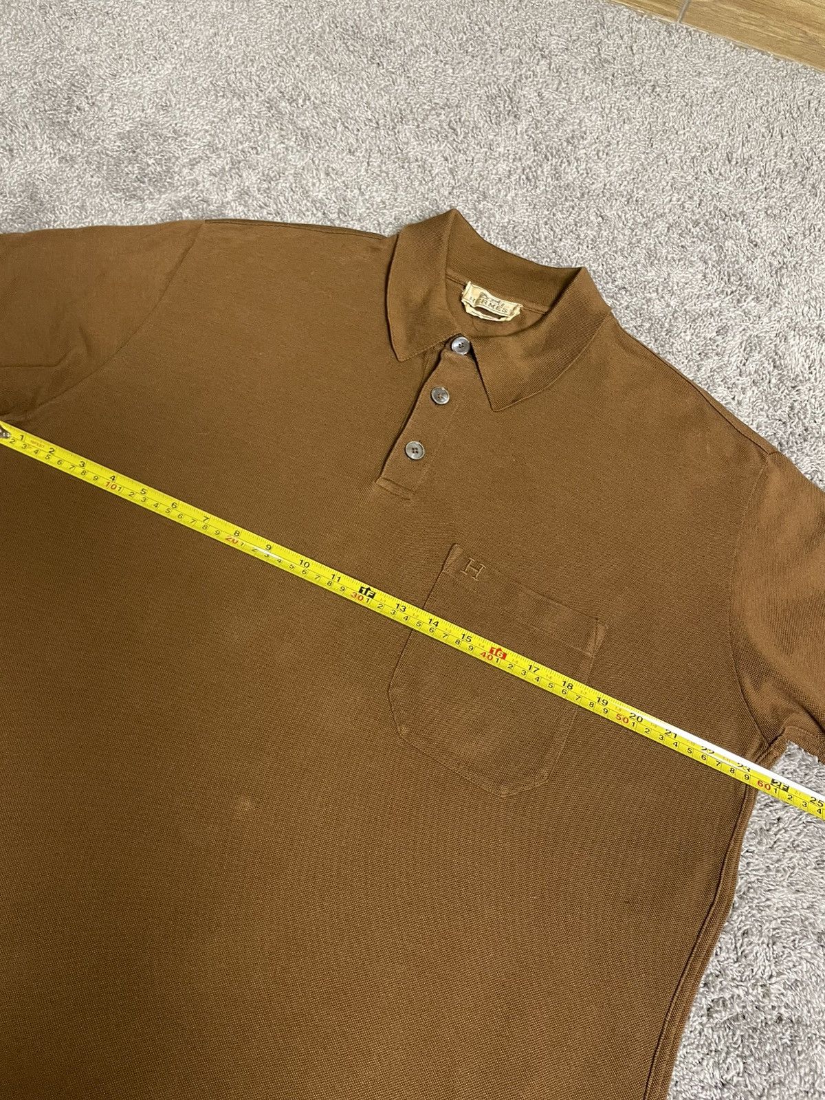 Hermes Hermes Cotone Collar Shirt Size US L / EU 52-54 / 3 - 13 Thumbnail