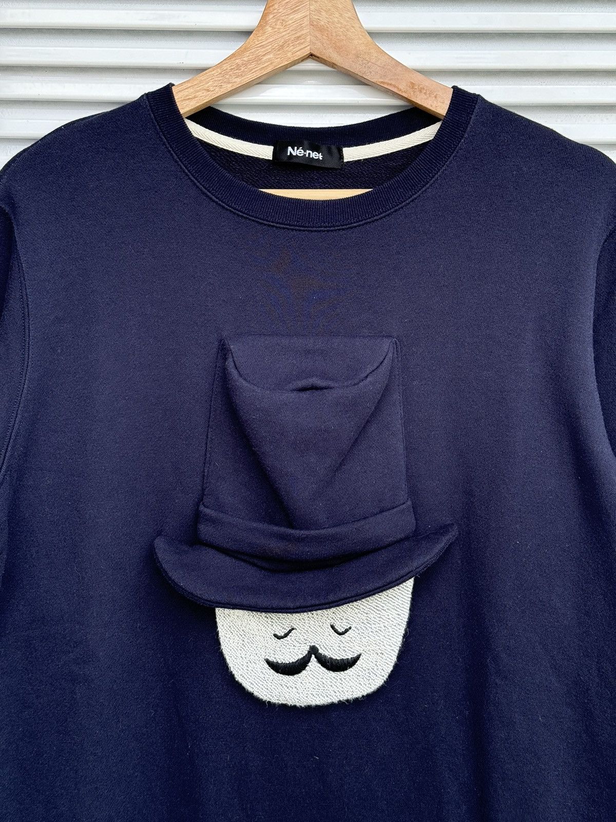 Issey Miyake Issey Miyake Ne-net Mustache Hat Man Dress Size L / US 10 / IT 46 - 3 Thumbnail