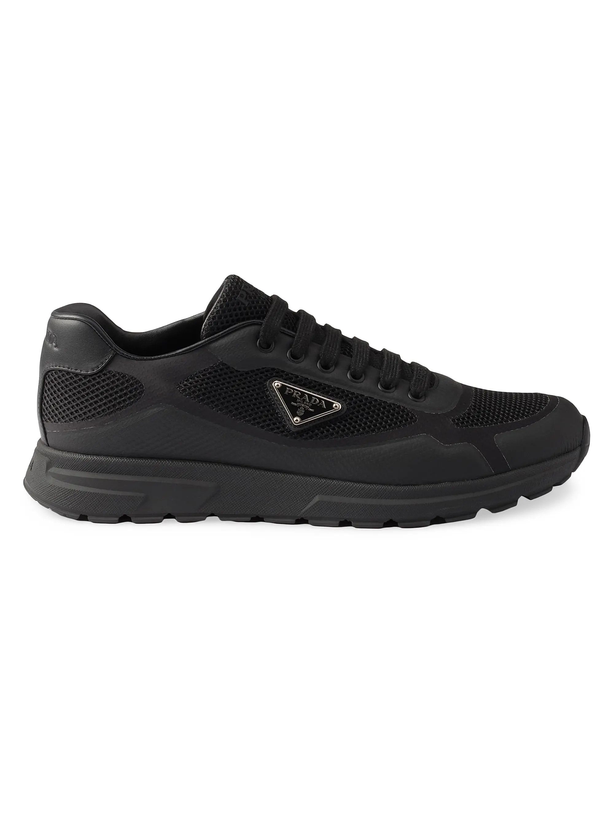 os11x0126 Prax 2.0 Fabric Sneakers in Black