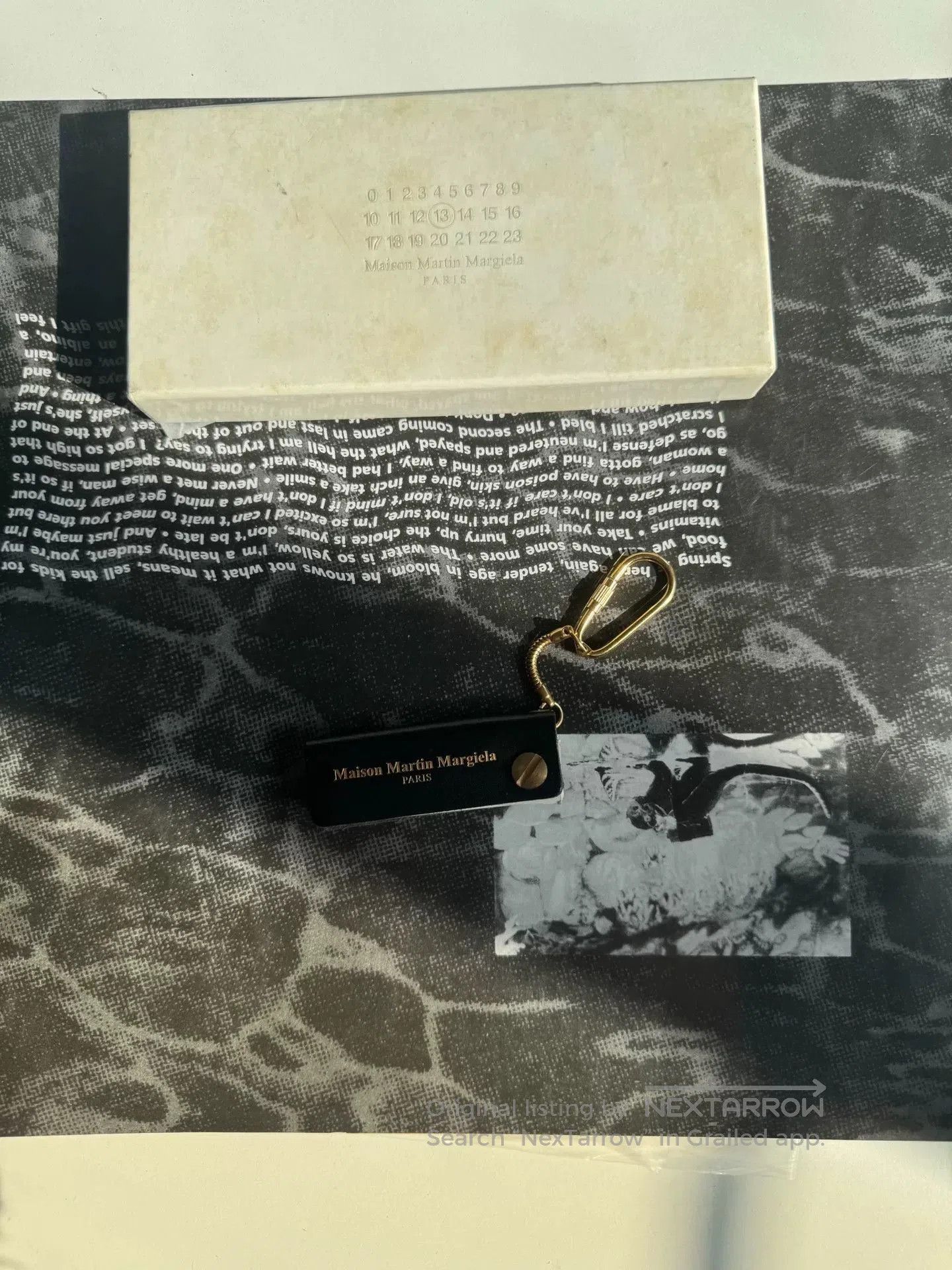 Maison Margiela Maison Margiela Phonebook Keychain. Size ONE SIZE - 1 Thumbnail