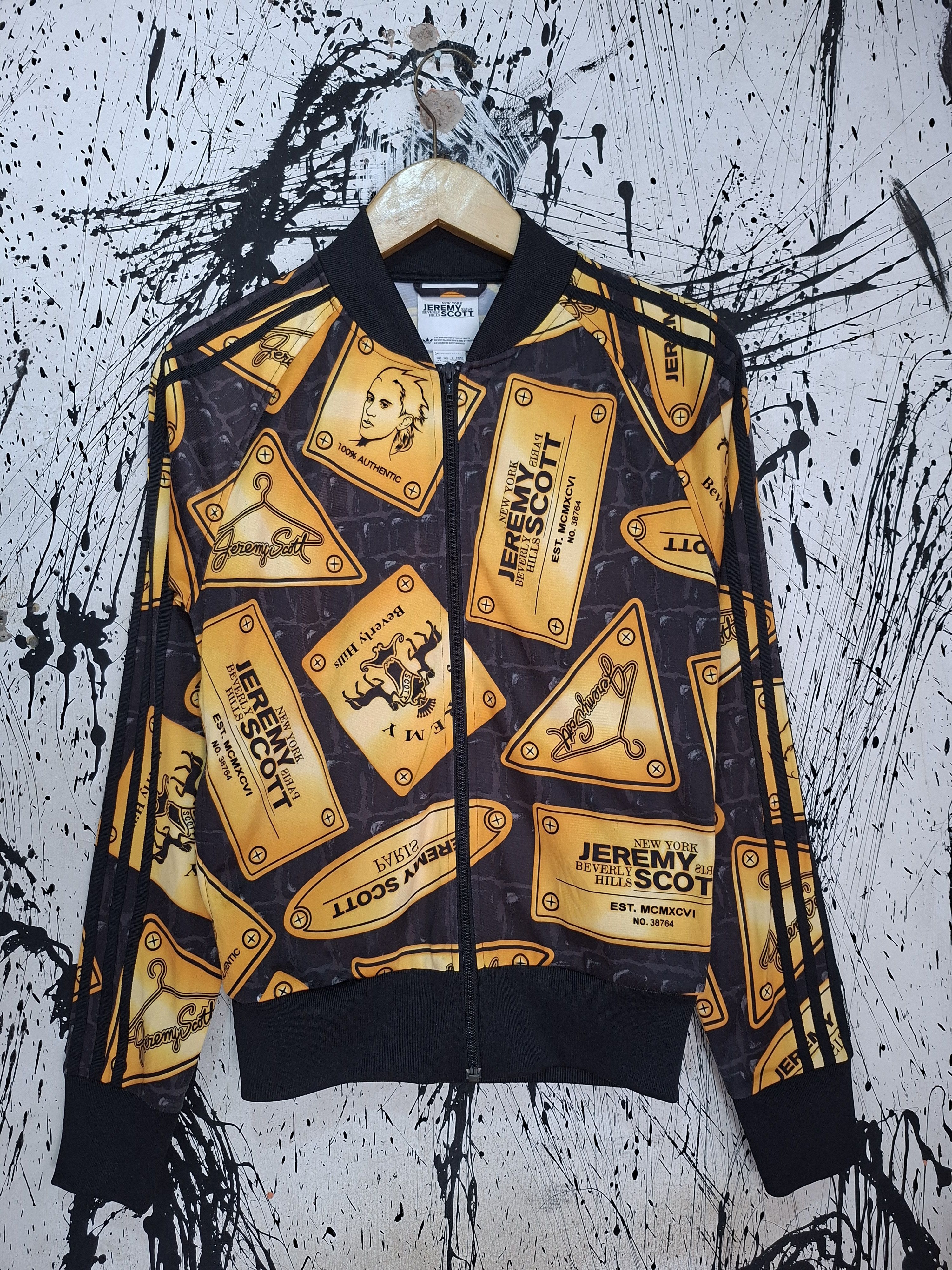 Adidas × Jeremy Scott ADIDAS X JEREMY SCOTT SS 2014 TRACK JACKET (KINGSMAN MOVIE) Size US XS / EU 42 / 0 - 3 Thumbnail