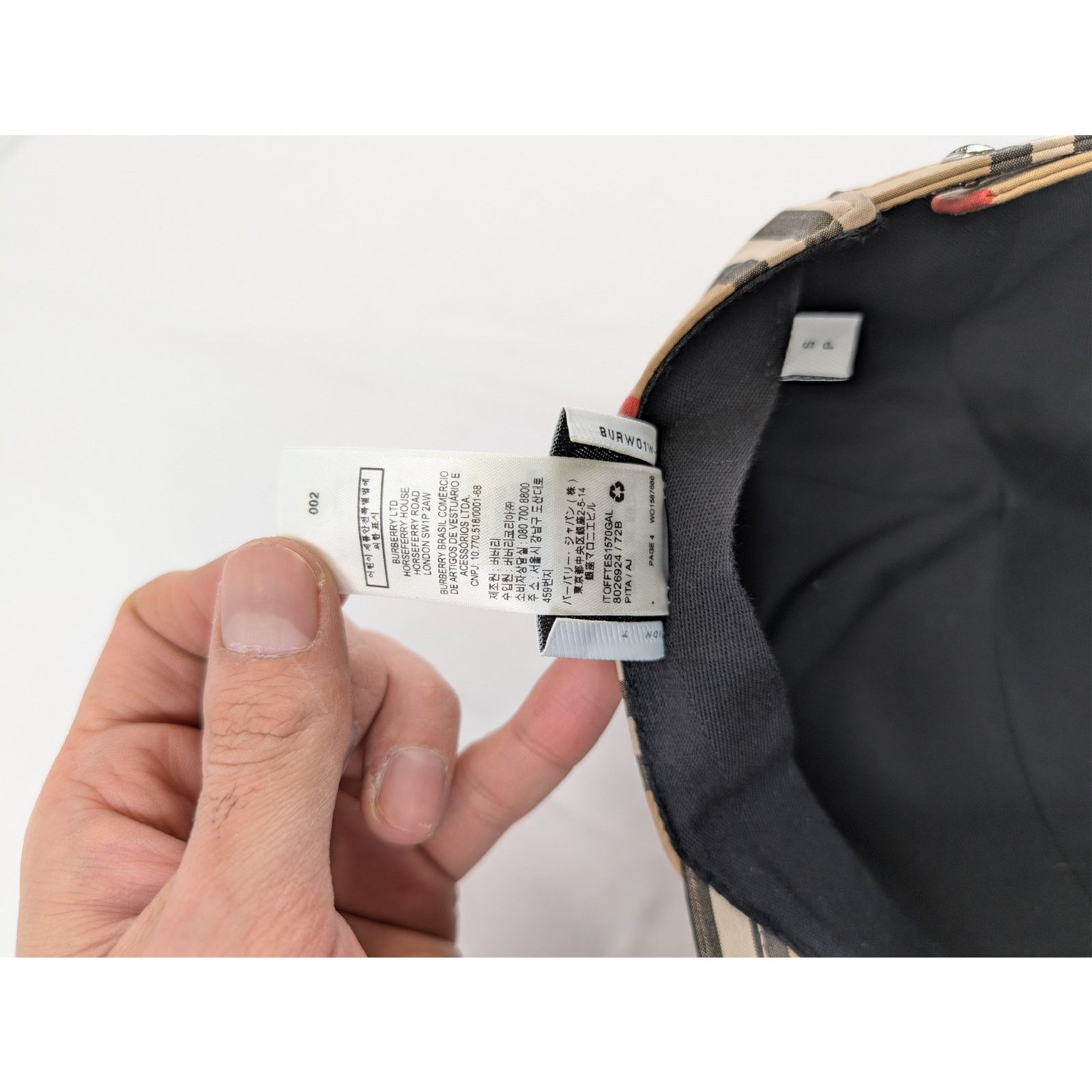Burberry o1rshd1 Size: S / TB Baseball Cap / Hat in Multicolor Size ONE SIZE - 14 Thumbnail