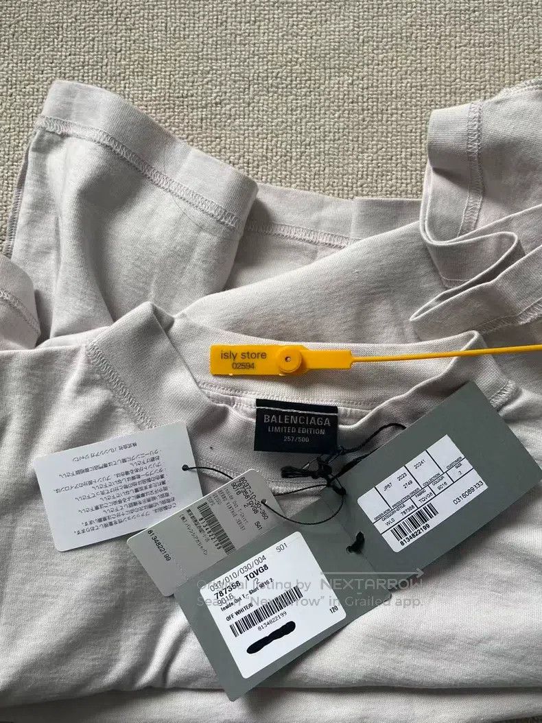 Balenciaga Balenciaga Letter Logo Printed Round Neck Short Sleeve T-S Size US M / EU 48-50 / 2 - 4 Thumbnail