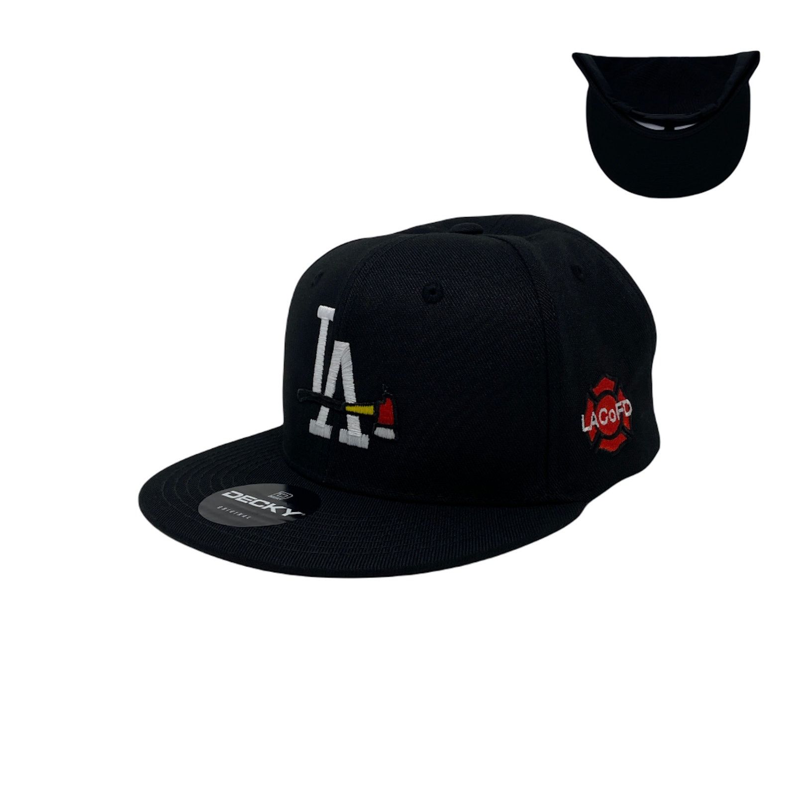 Other Los Angeles LA Axe 2 Snapback Hat All Black Size ONE SIZE - 1 Thumbnail