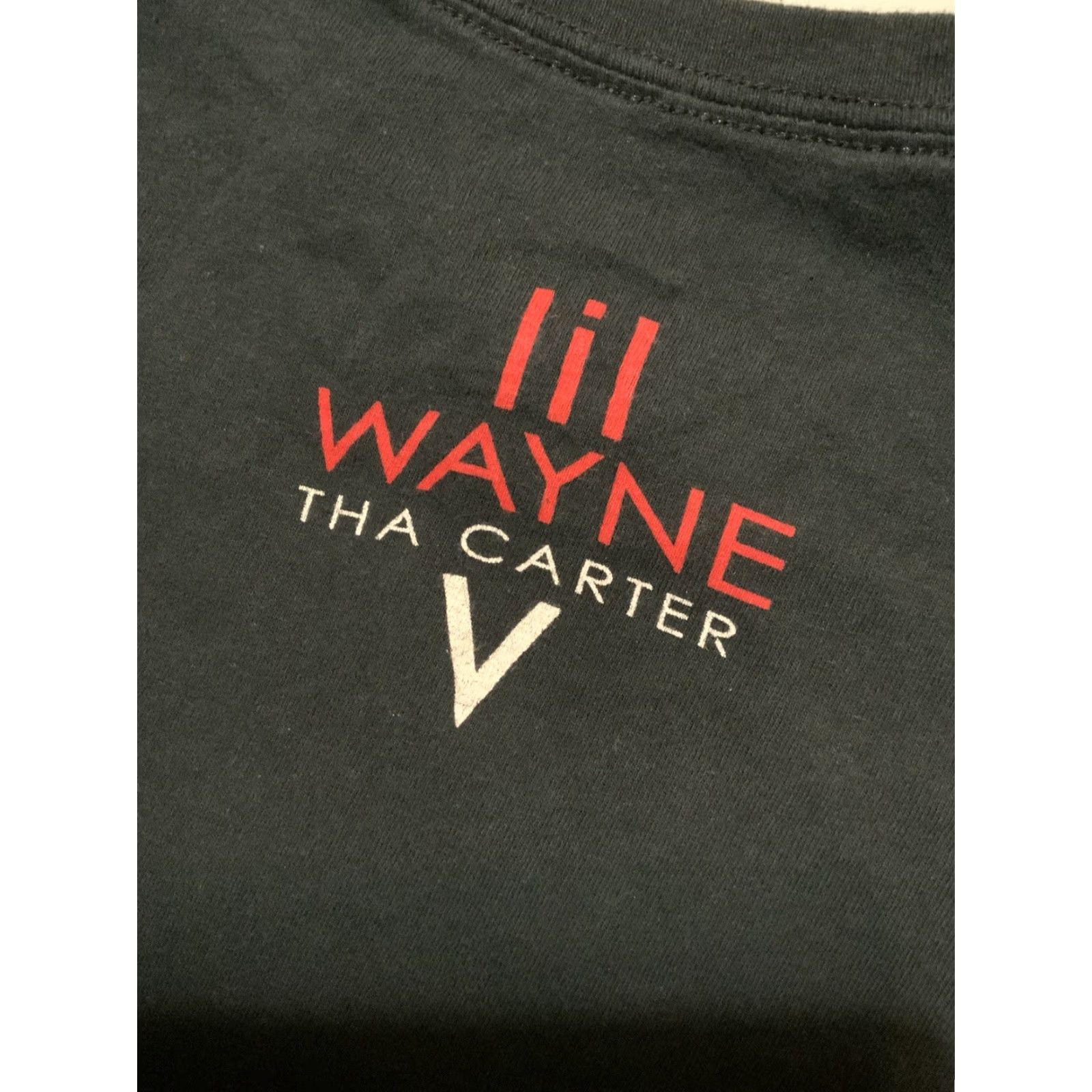 Vintage Lil Wayne Tha Carter V 2018 Goat Album Merch Promo Hip Hop Rap S/S T-Shirt XL Black Mens Size US XL / EU 56 / 4 - 6 Thumbnail