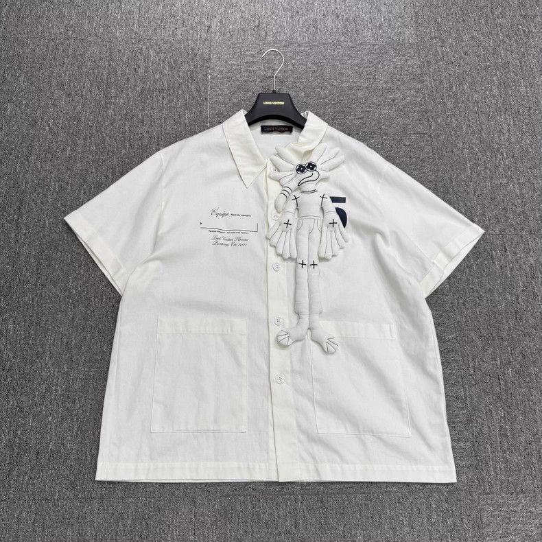 Louis Vuitton Louis Vuitton Doll short sleeve shirt Size US XL / EU 56 / 4 - 1 Thumbnail