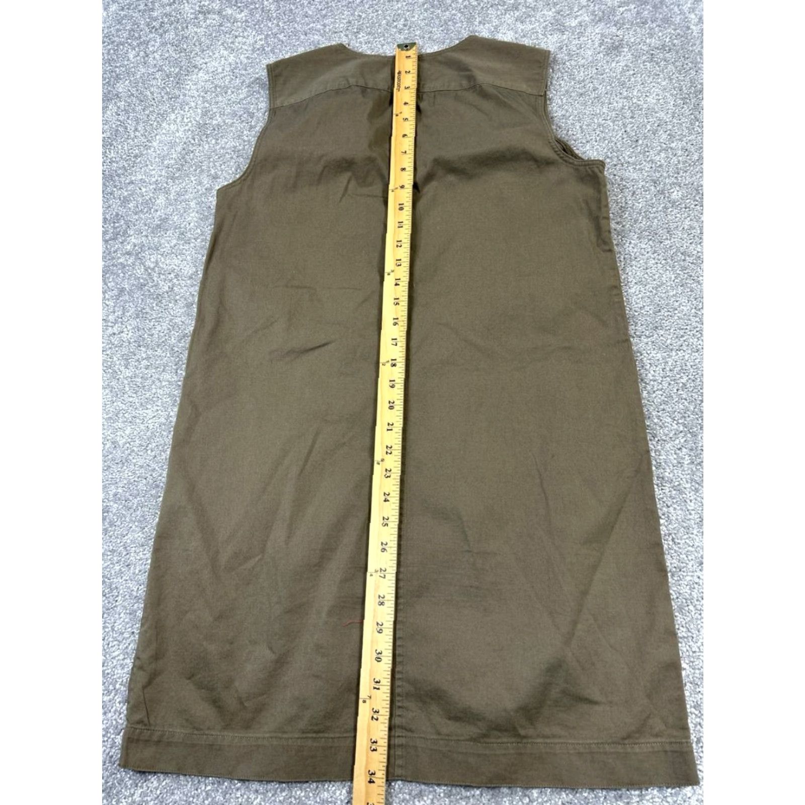 Theory THEORY Dress Womens 6 Brown Cotton Size M / US 6-8 / IT 42-44 - 7 Thumbnail