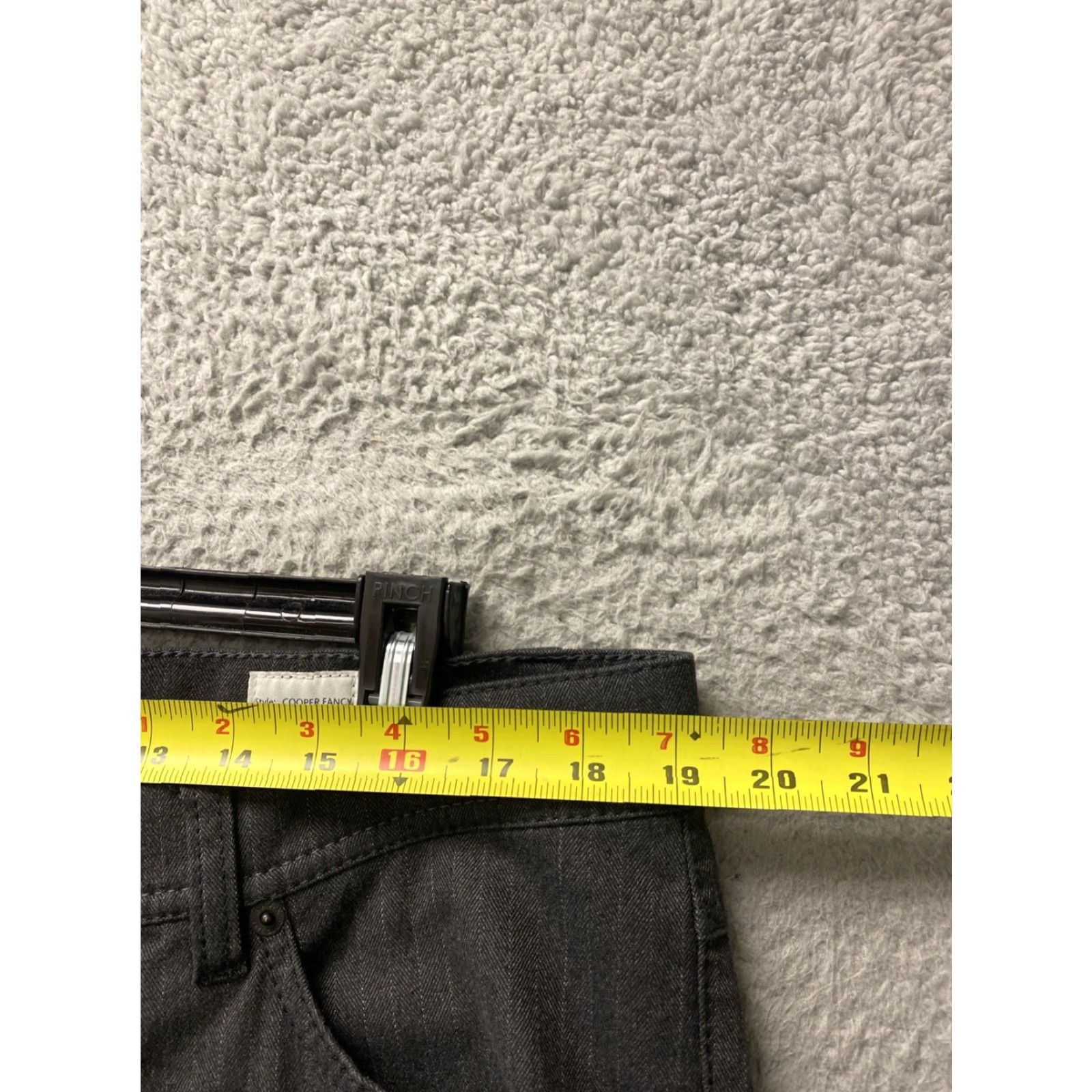 BRAX BRAX Feel Good Pants Mens 38x28 Gray Flat Front Dress Pants Slim/Classic Straight Leg 5-Pocket Comfortable Easy Care N/A Size US 38 / EU 54 - 6 Thumbnail
