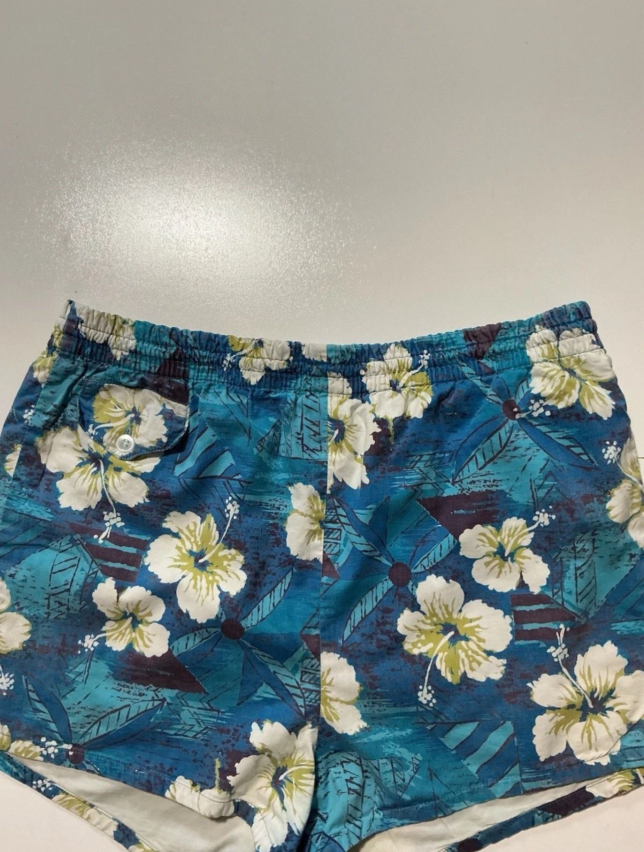 Vintage Vintage 50s 60s Made In California Hawaiian Swim Shorts Size US 36 / EU 52 - 10 Thumbnail