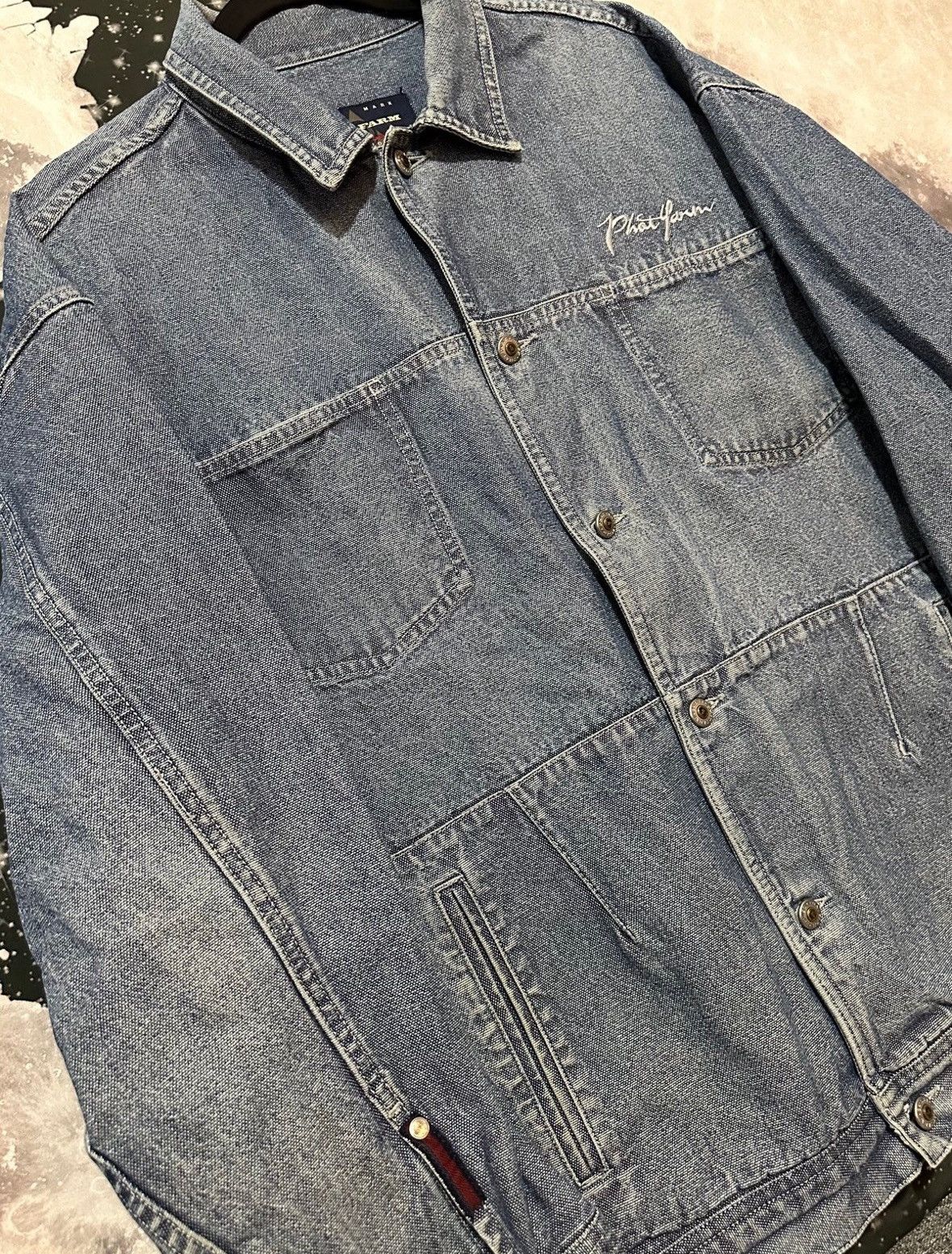 Phat Farm Phat Farm Denim Style Jean Jacket Size US XXL / EU 58 / 5 - 3 Thumbnail