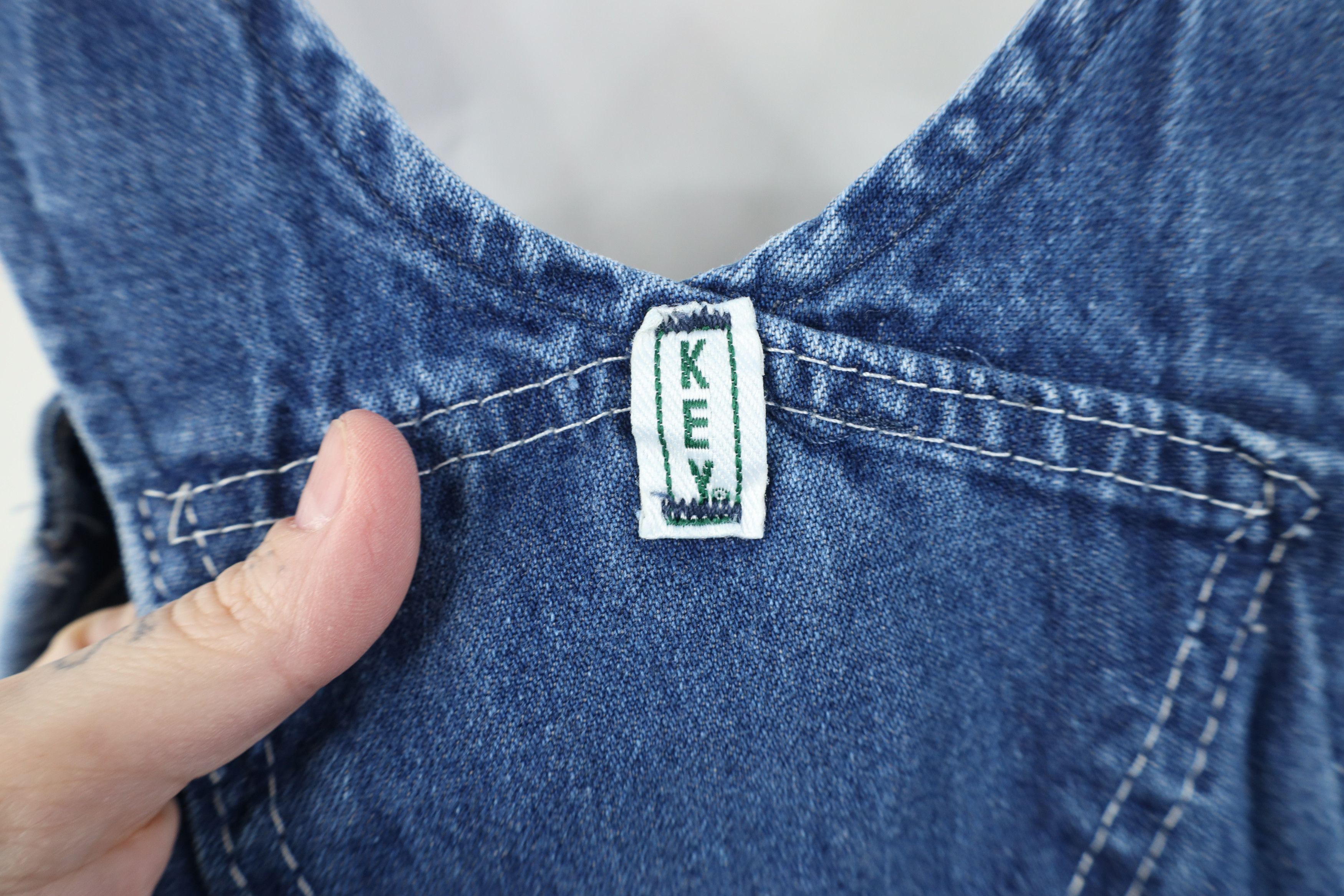 Vintage Vintage 90s Streetwear Distressed Wide Leg Denim Overalls Size US 42 / EU 58 - 12 Thumbnail