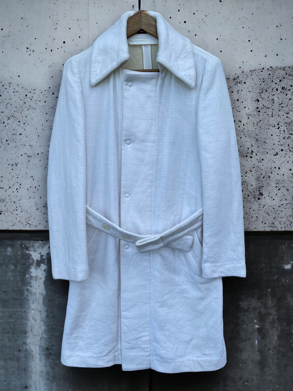 Issey Miyake 🔥AW 1999/2000 Zucca "The Year Of Climax" Belt Trench Coat Size US M / EU 48-50 / 2 - 3 Thumbnail