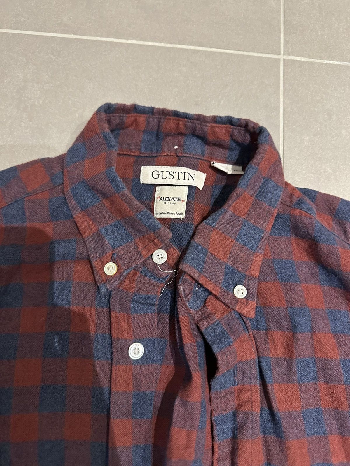 Gustin Plaid Button up Shirt Size US M / EU 48-50 / 2 - 2 Thumbnail