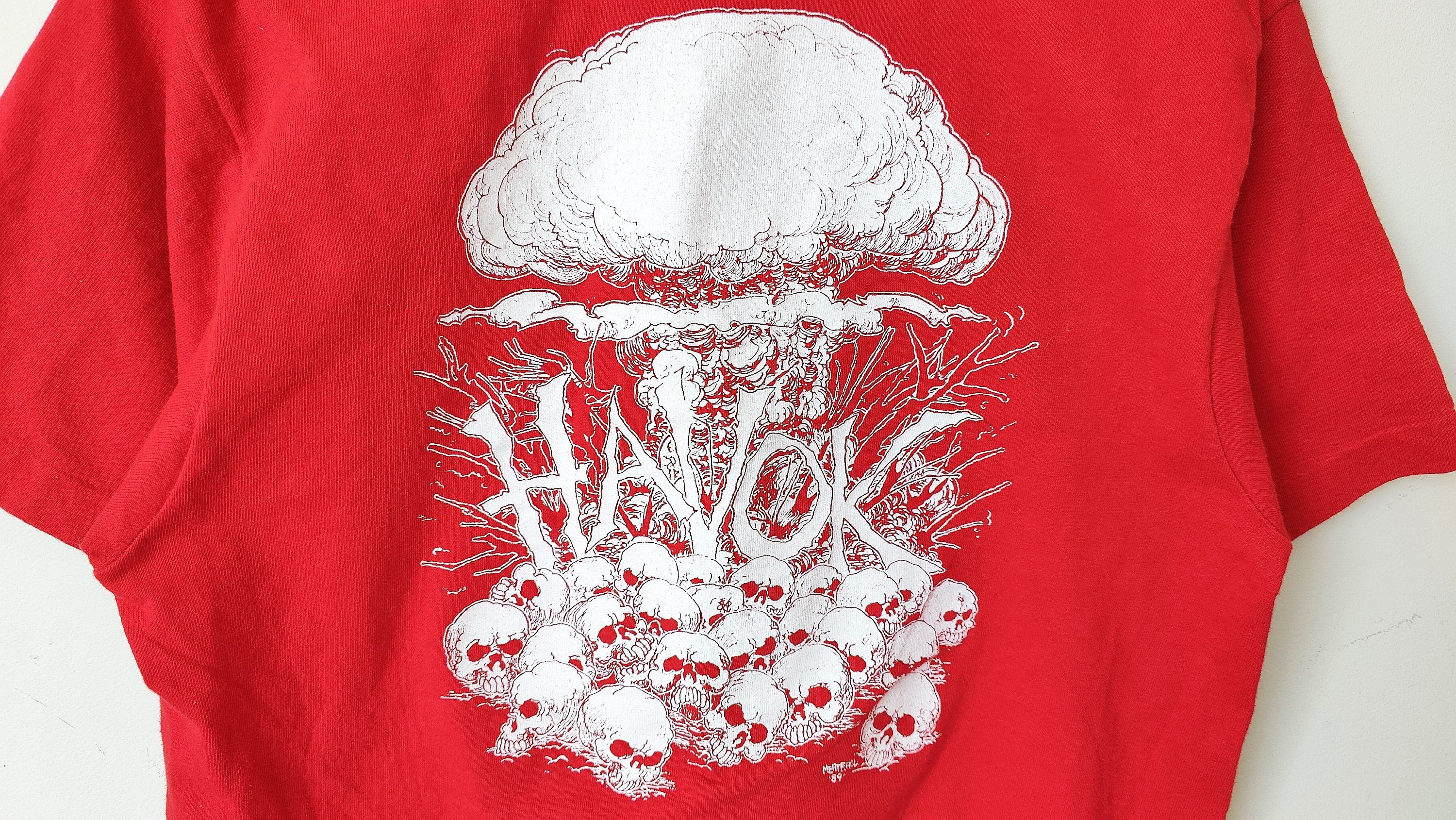 Vintage Havok 1989 Meatball Sprocket Pocket BMX 90s Vintage Tshirt Size US L / EU 52-54 / 3 - 5 Thumbnail
