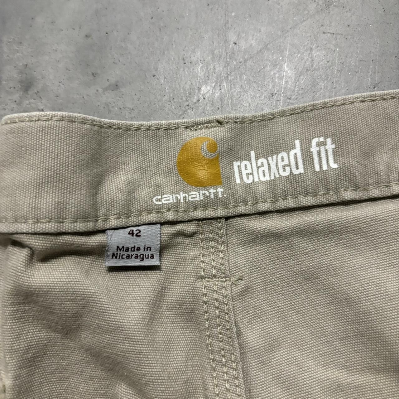 Vintage Khaki Carhartt Workwear Skater Essential Shorts!