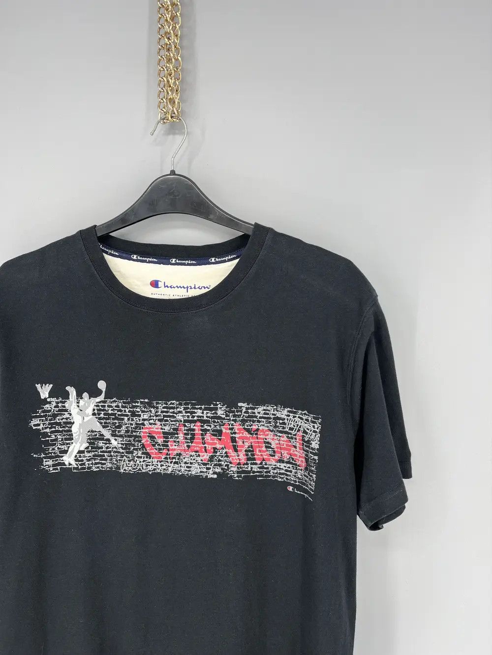 Champion Vintage Y2K Champion Big Logo T-Shirt Streetwear Style Size US XL / EU 56 / 4 - 5 Thumbnail