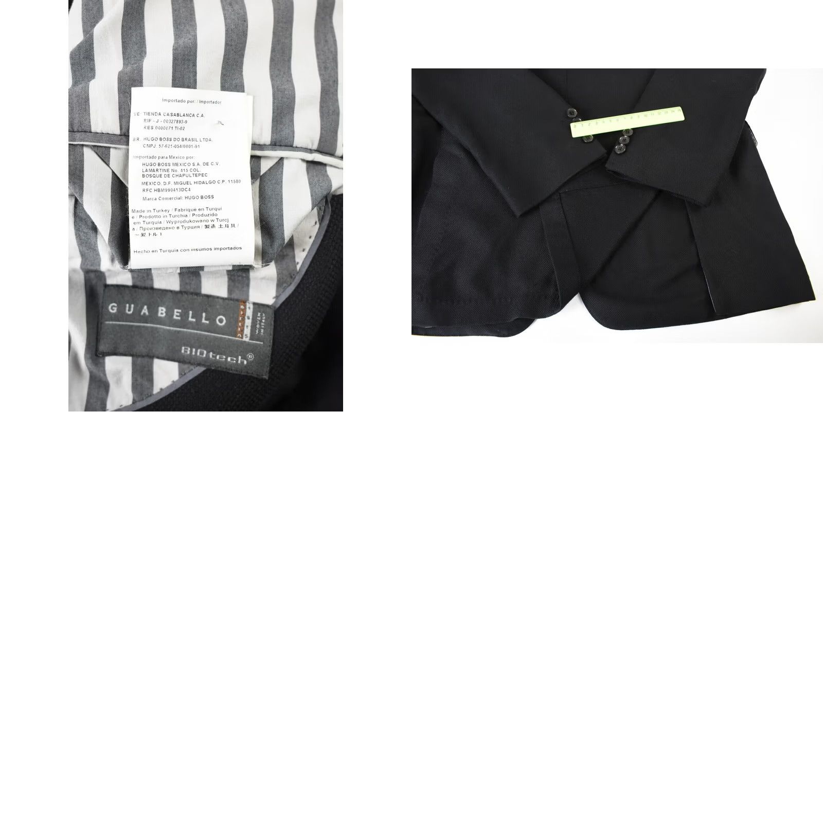 Hugo Boss HUGO BOSS Scola Black Label Blazer Men's US 40L Wool & Silk Blend Half Lined Size 40R - 8 Thumbnail
