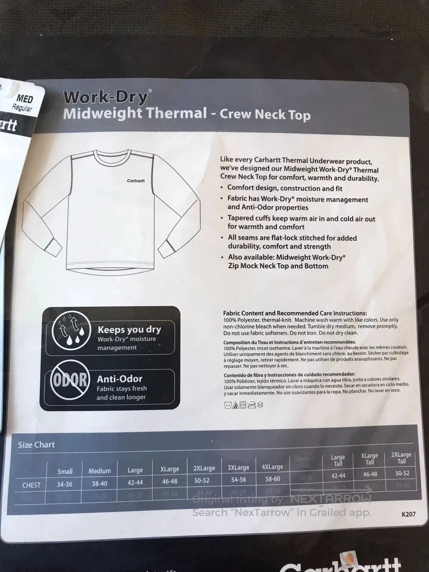 Carhartt Carhartt K207 DPO Long Sleeve T. Size US M / EU 48-50 / 2 - 3 Thumbnail