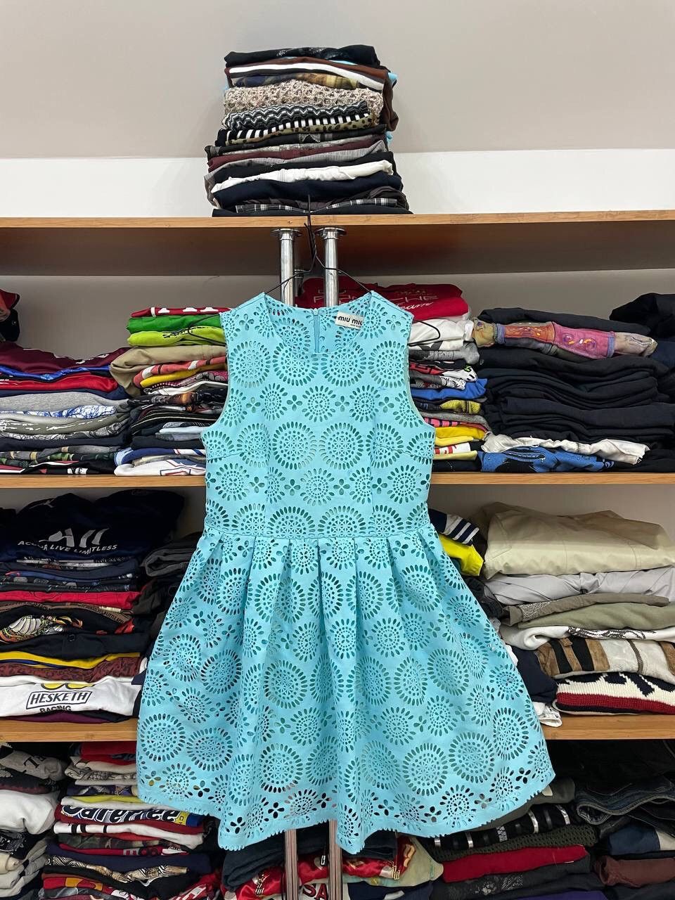 Vintage Y2K Miu Miu Maxi Luxury Dress Streetwear