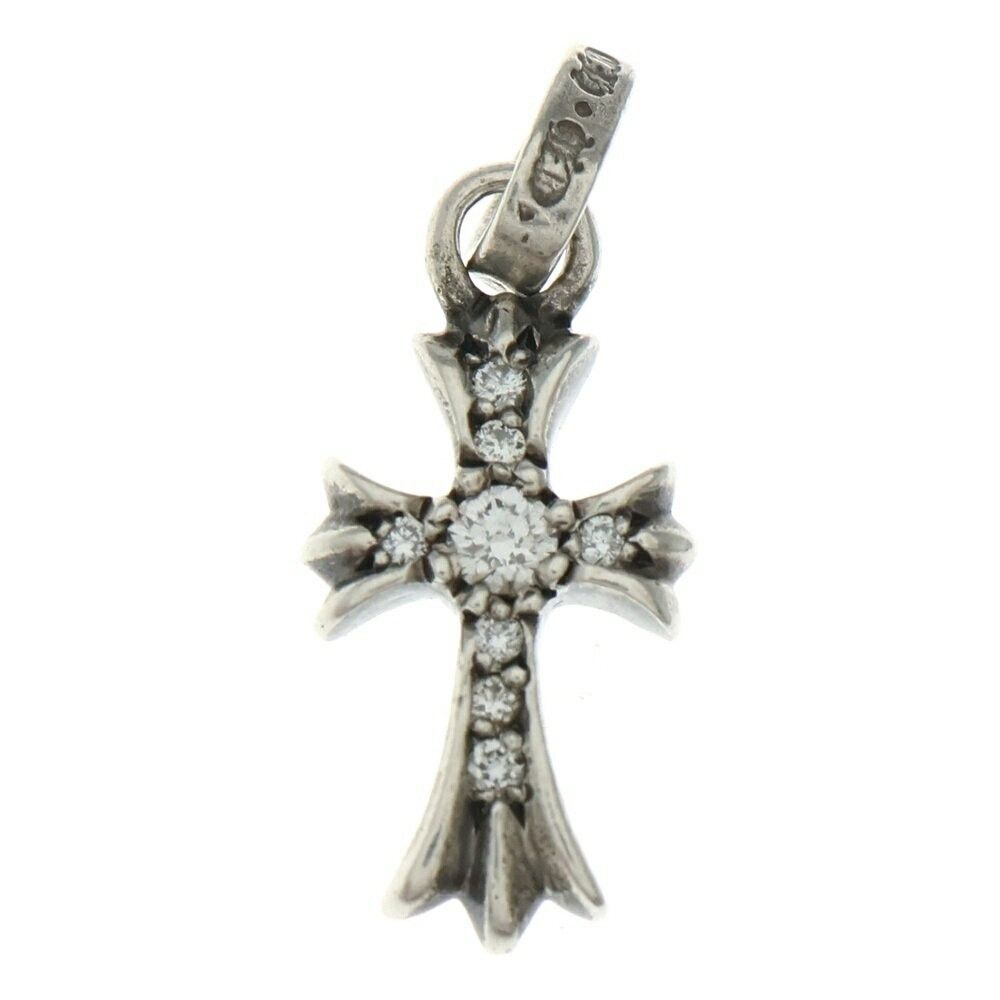 Chrome Hearts Chrome Hearts Cross Baby Fat P Diamond Baby Fat Pave Pendant Size ONE SIZE - 1 Thumbnail
