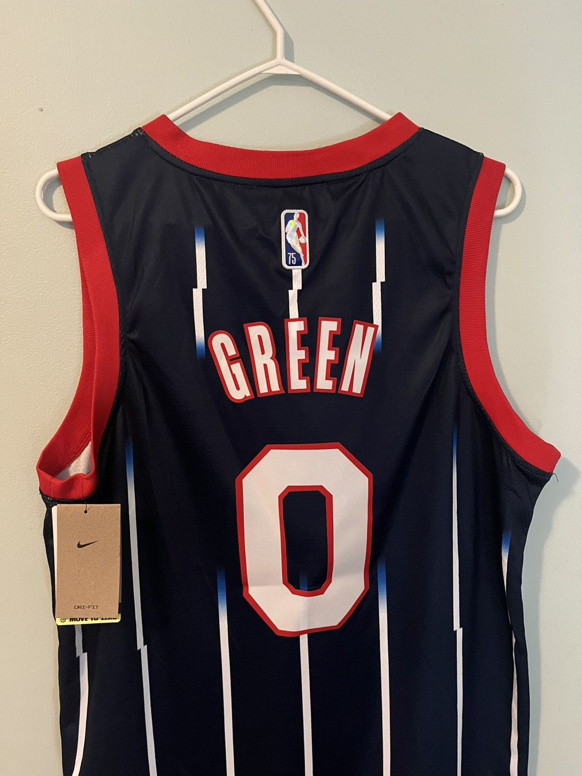 NBA Nike Jalen Green Rockets Jersey City Edition Size US M / EU 48-50 / 2 - 4 Thumbnail