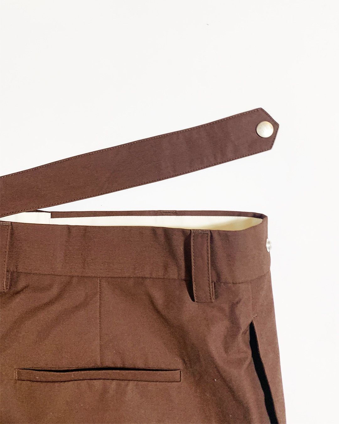 Jil Sander Jil Sander new season belted cargos in brown Size US 37 - 6 Thumbnail