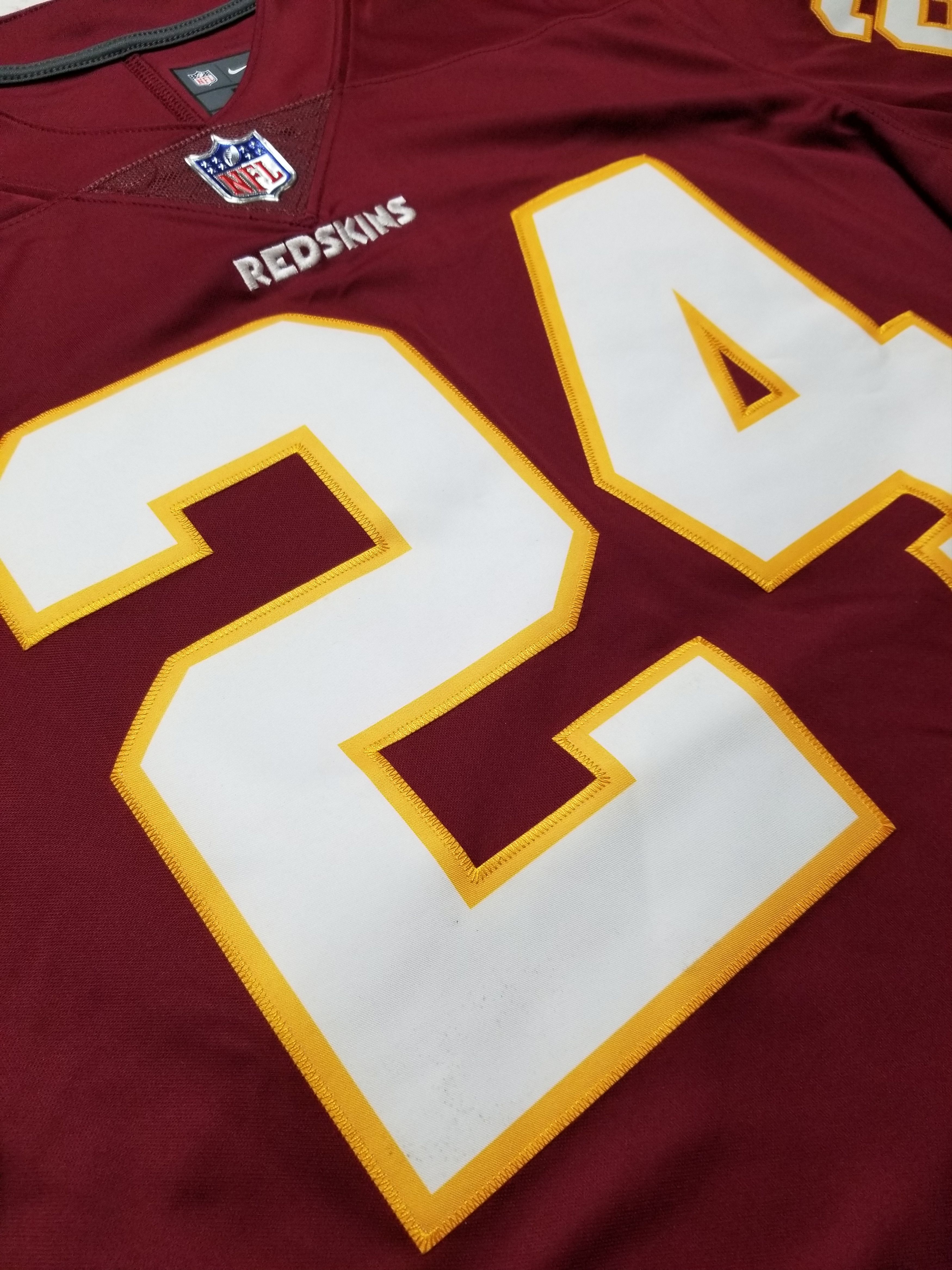 Nike Norman #24 Washington Redskins Authentic Limited Sewn Jersey Size US L / EU 52-54 / 3 - 17 Thumbnail