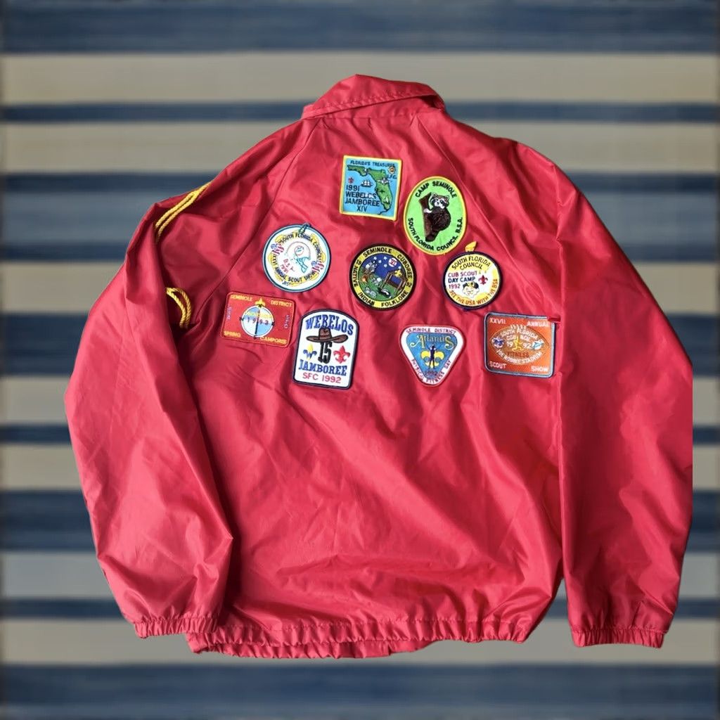 Vintage VINTAGE BSA Boy Scout South Florida Miami Jacket Small Patch Button Snap Windbreaker Size US S / EU 44-46 / 1 - 1 Thumbnail