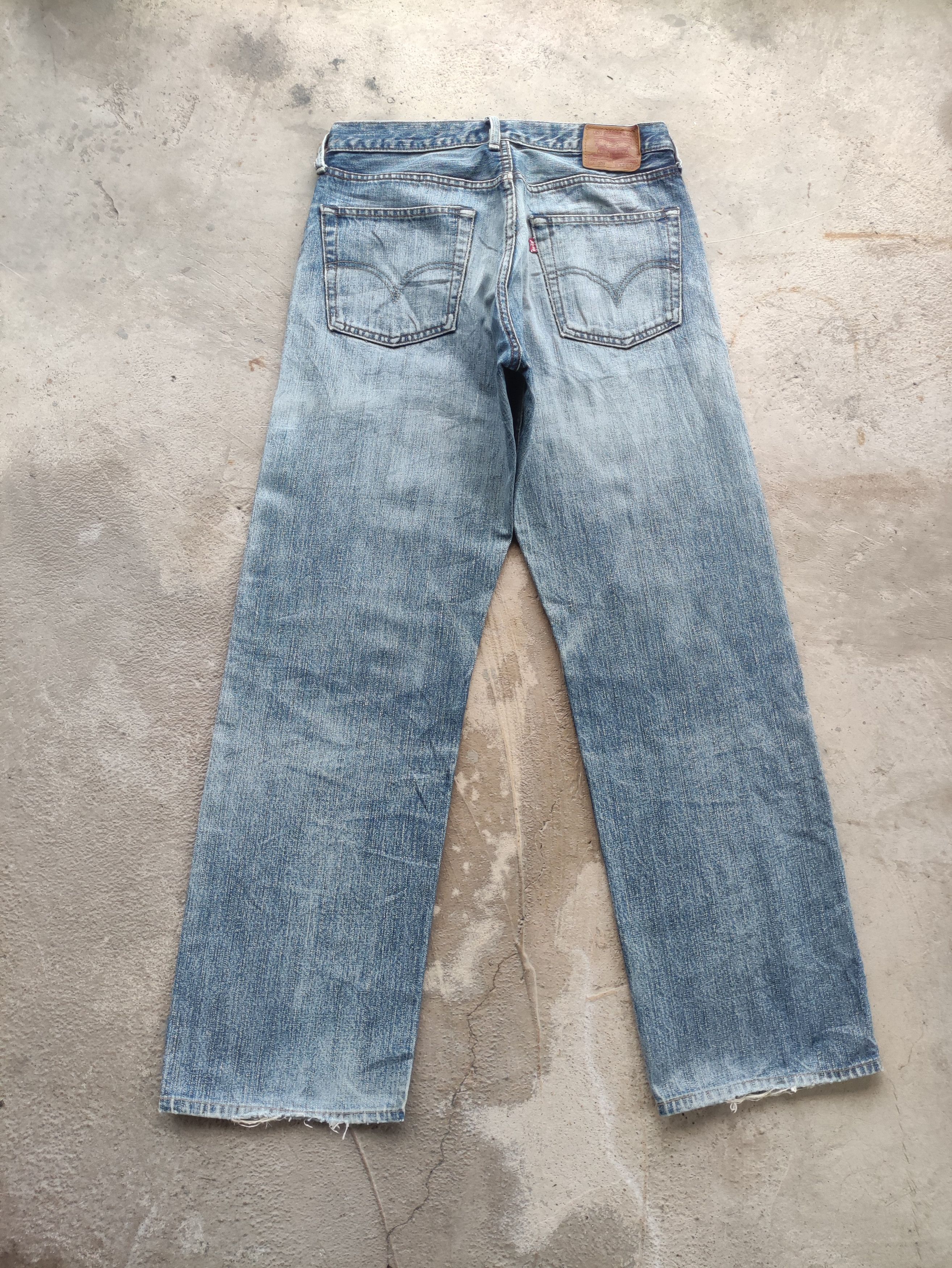 Levi's Vintage Levis 503 Japan Baggy Jean Distressed Faded Size US 32 / EU 48 - 8 Thumbnail