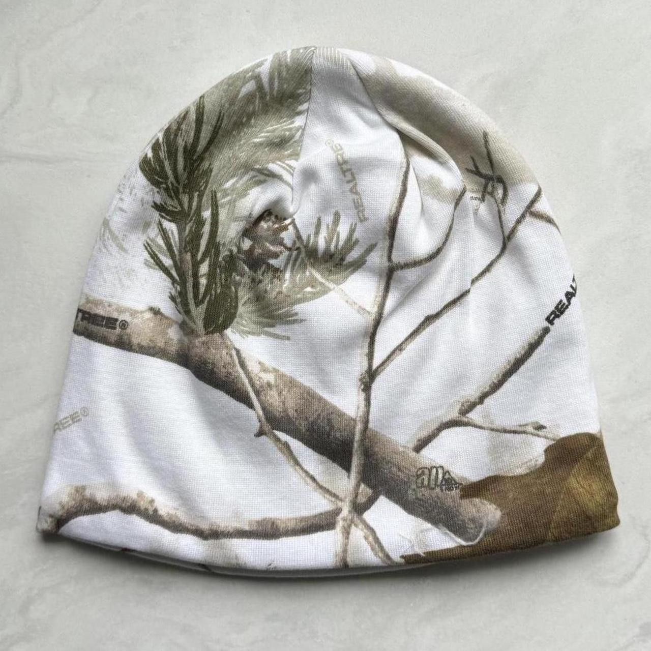 Realtree × Vintage 90s Style White Real Tree Essential Cute Beanie Size ONE SIZE - 1 Thumbnail