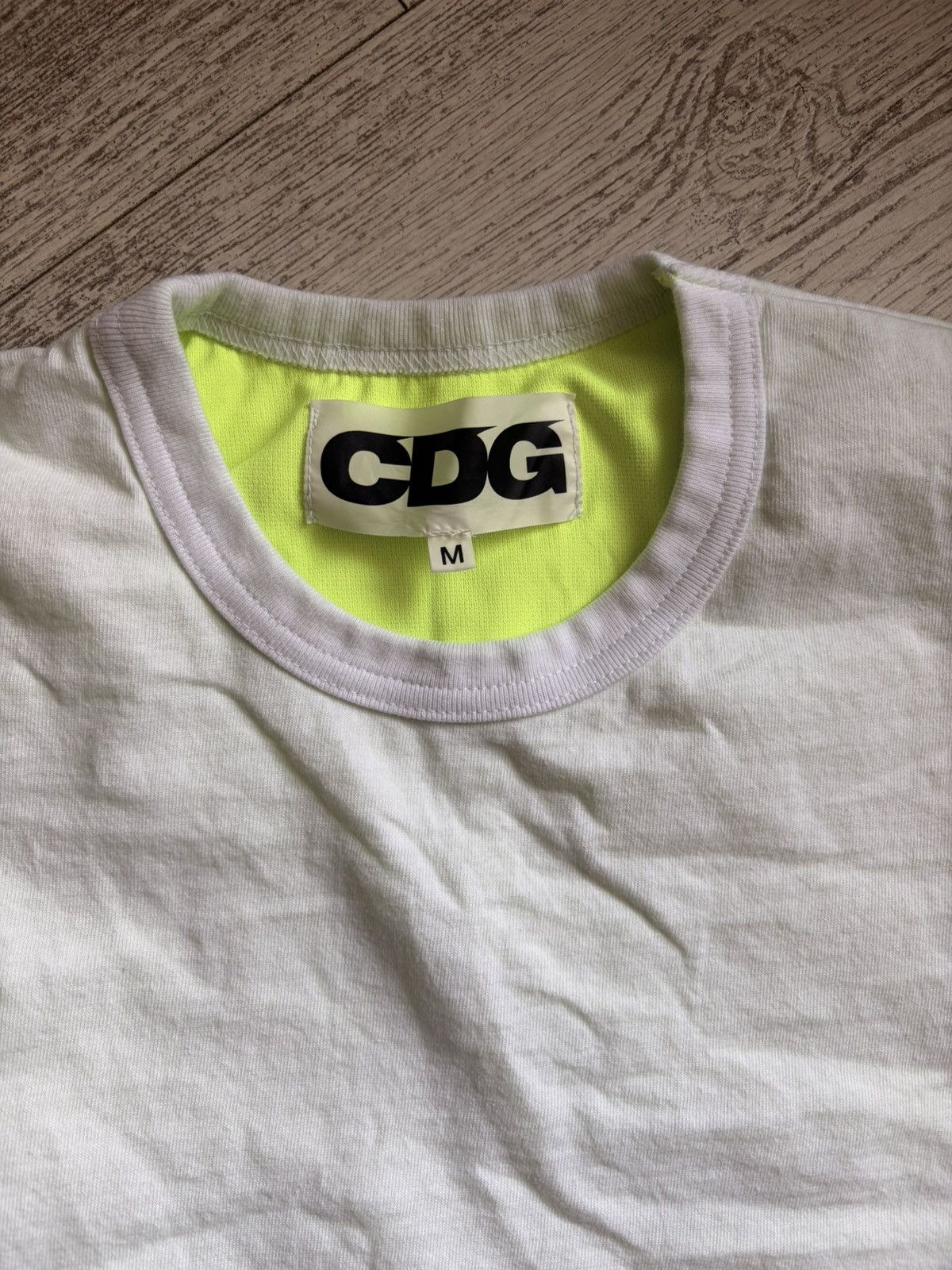 CDG by Comme des Garcons CDG Comme des Garçons Neon Layered Panel Tee White/Size M Size US M / EU 48-50 / 2 - 3 Thumbnail