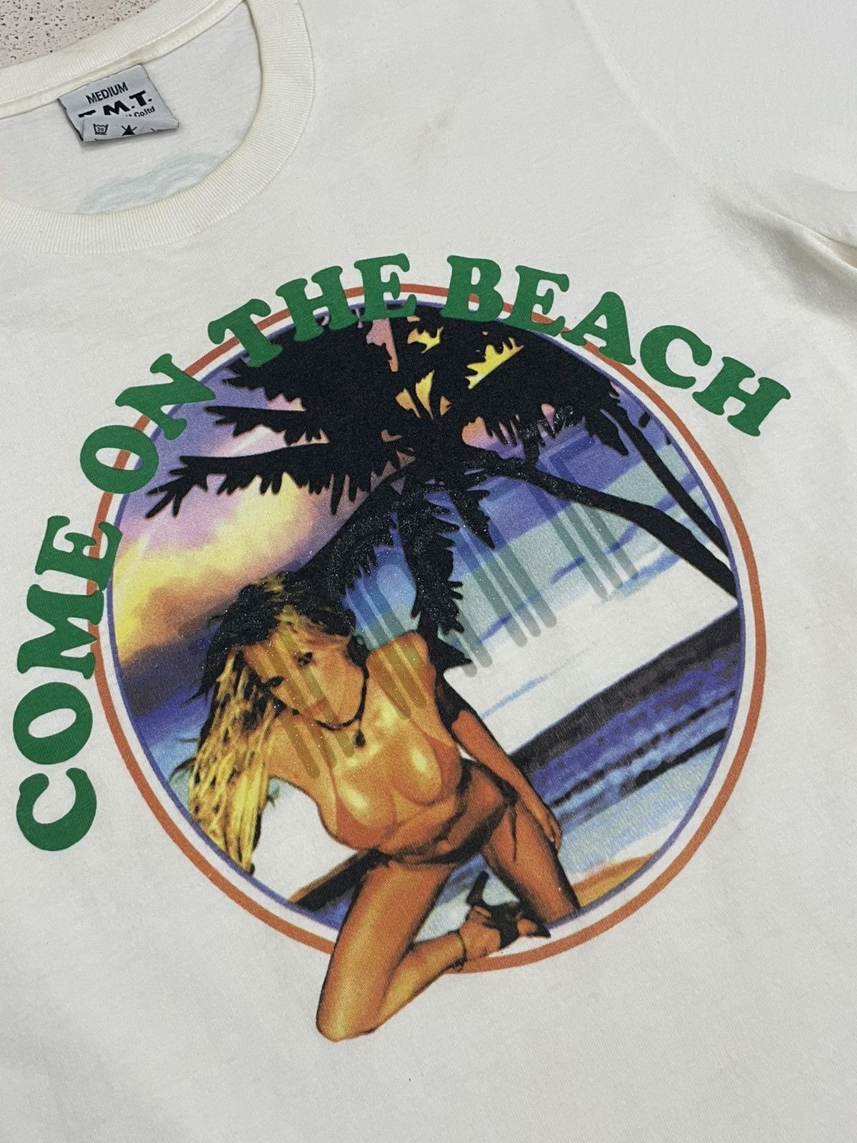 Japanese Brand × TMT Cream Girl TmT Japan Photo Tee Bikini Surf Size US M / EU 48-50 / 2 - 5 Thumbnail